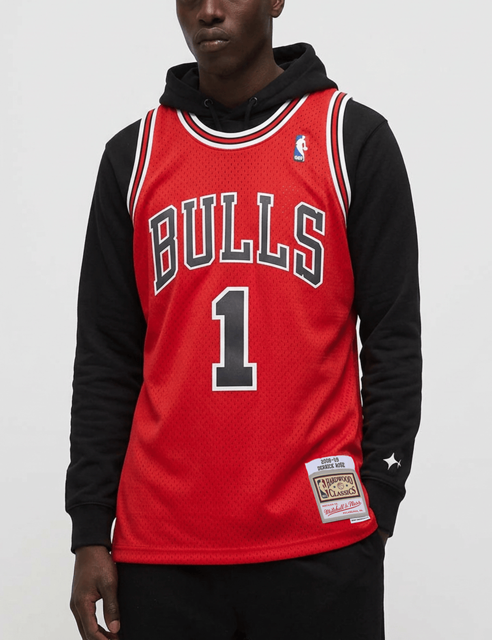 Mitchell And Ness Jerseys Derrick Rose Chicago Bulls Mitchell & Ness NBA 08-09 Road HWC Swingman Jersey - Red
