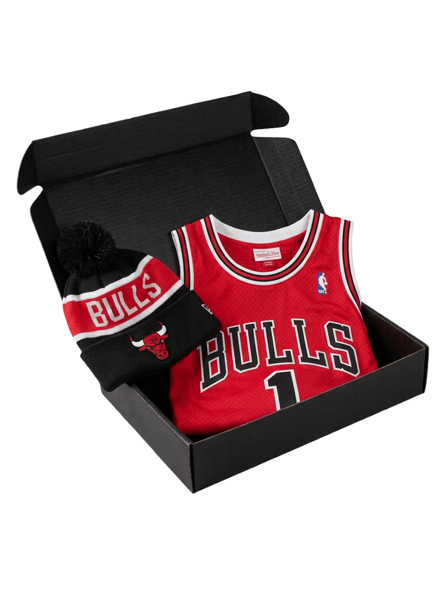 US Sports HQ Gift Boxes Derrick Rose Chicago Bulls NBA Swingman Jersey & Beanie Gift Box