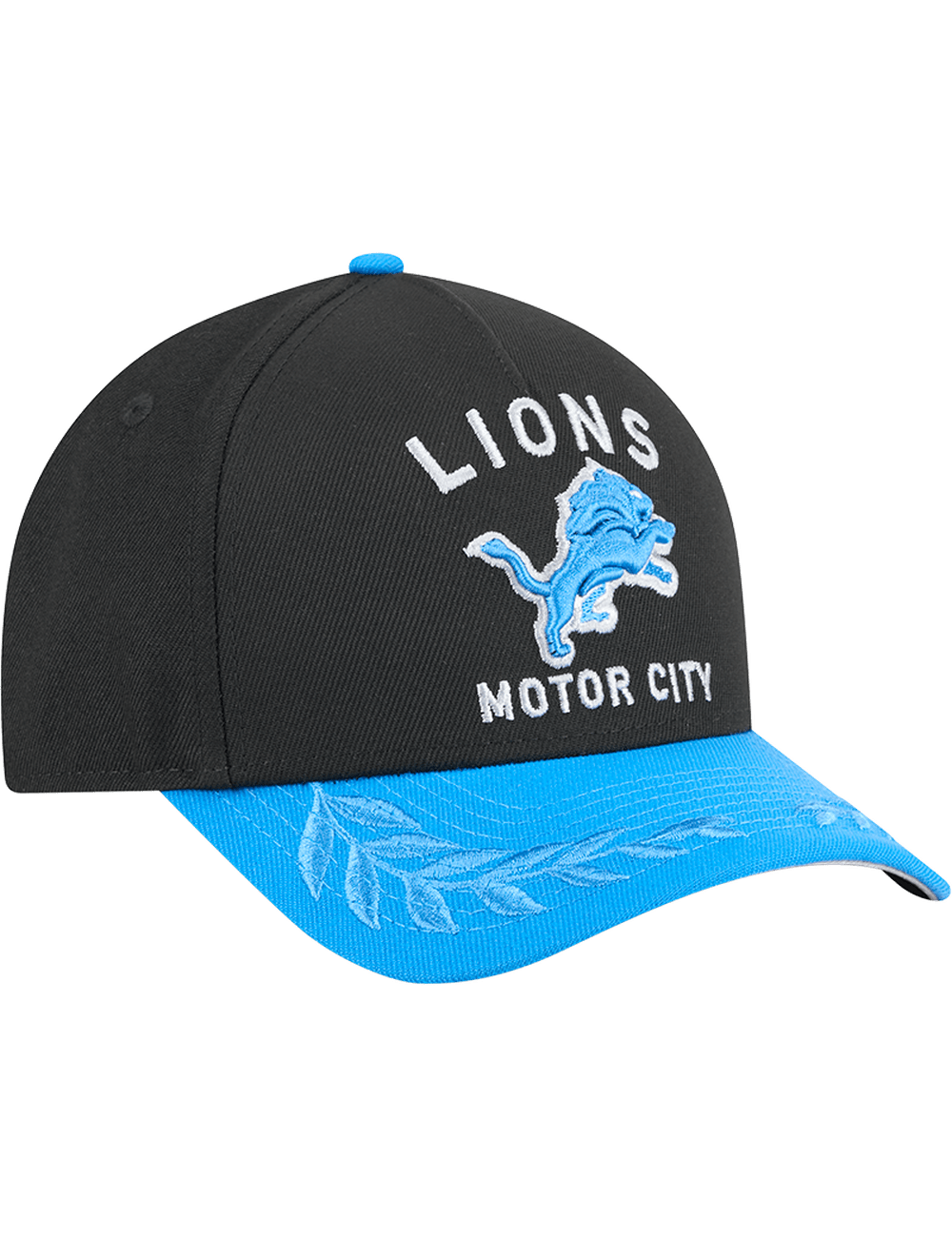 New Era Caps Detroit Lions New Era NFL 25 Draft 9FORTY M-Crown Snapback Hat - Black