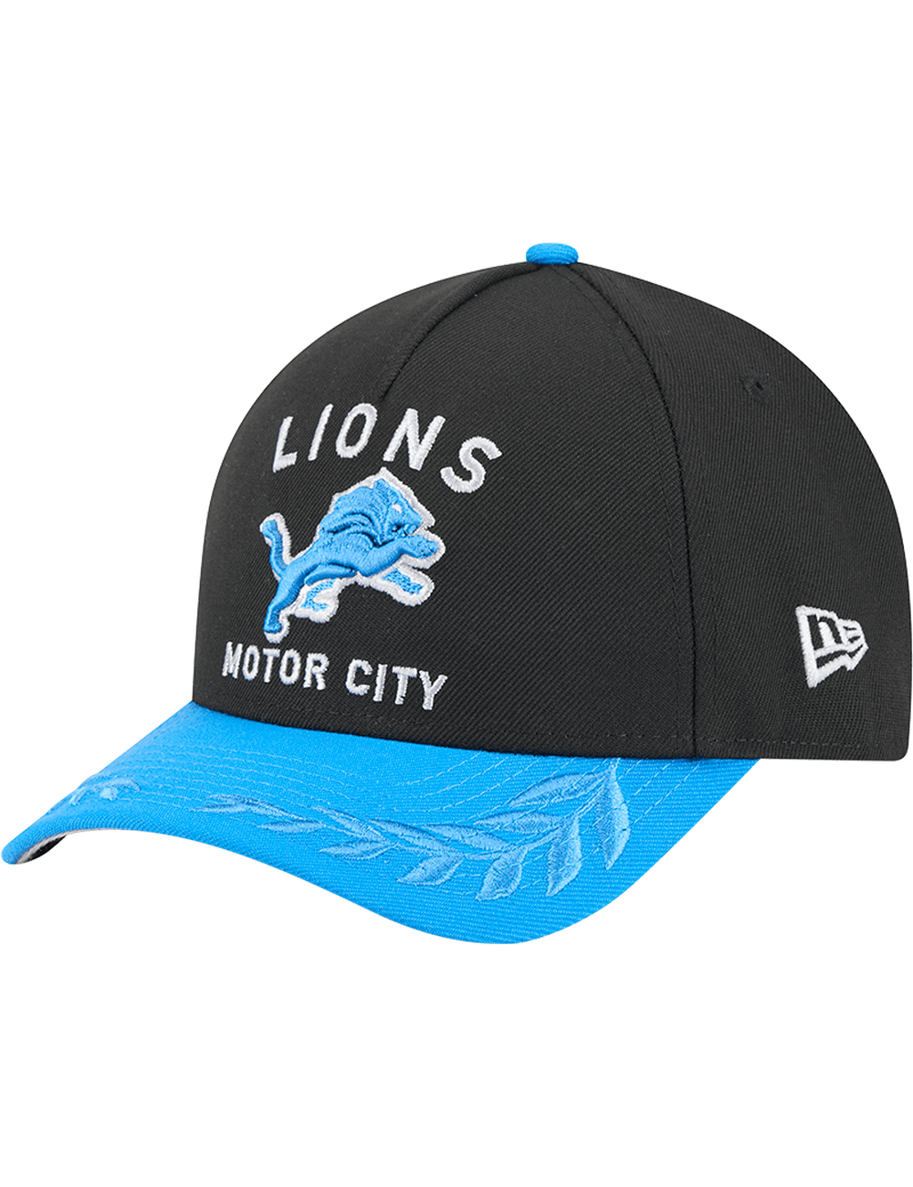 New Era Caps Detroit Lions New Era NFL 25 Draft 9FORTY M-Crown Snapback Hat - Black