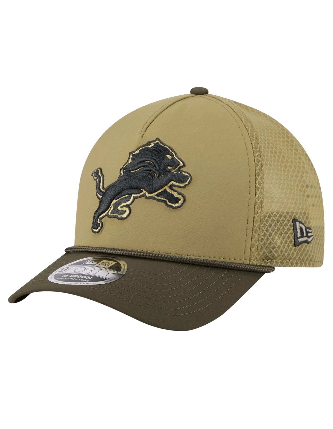 New Era Caps Detroit Lions New Era NFL 25 Salute To Service 9FORTY M-Crown Snapback Hat