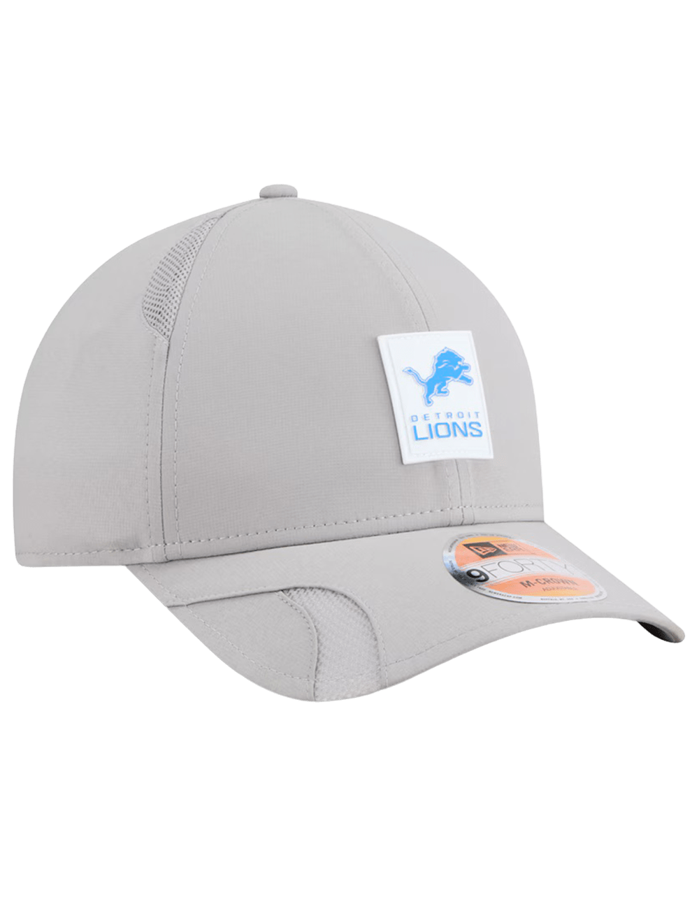 New Era Caps Detroit Lions New Era NFL 25 Sideline 9FORTY M-Crown Snapback Hat - Grey