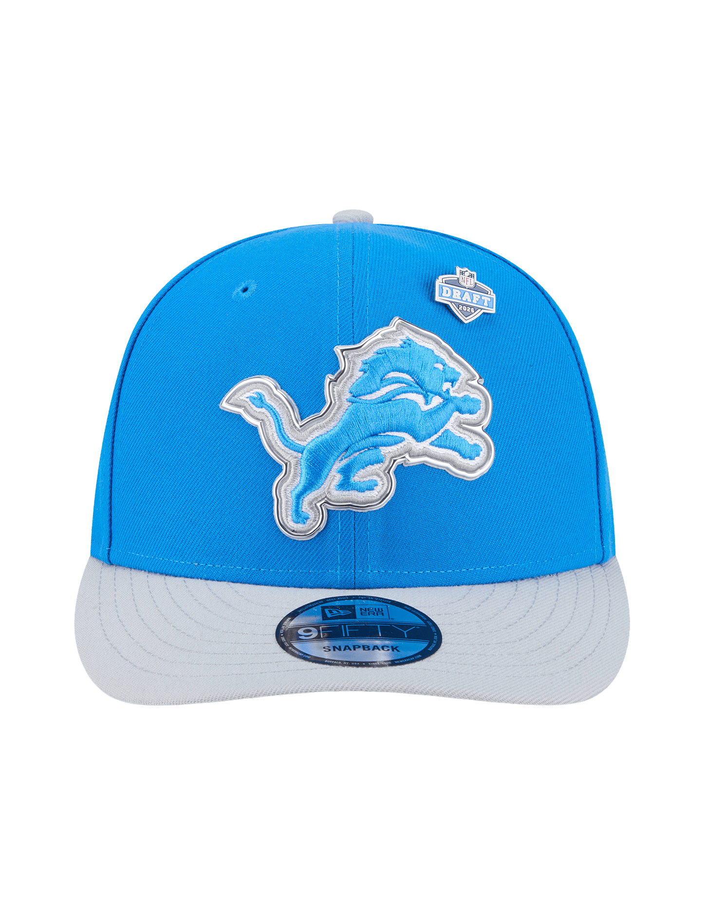 New Era Caps OSFM Detroit Lions New Era NFL Draft 26 9FIFTY Pre-Curved Snapback Hat
