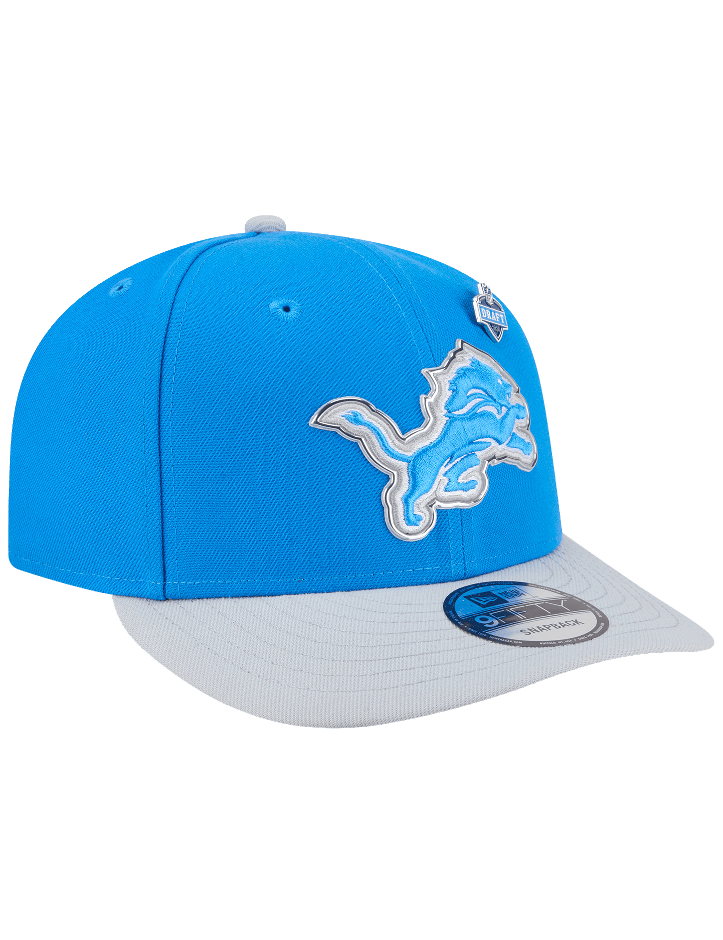 New Era Caps OSFM Detroit Lions New Era NFL Draft 26 9FIFTY Pre-Curved Snapback Hat