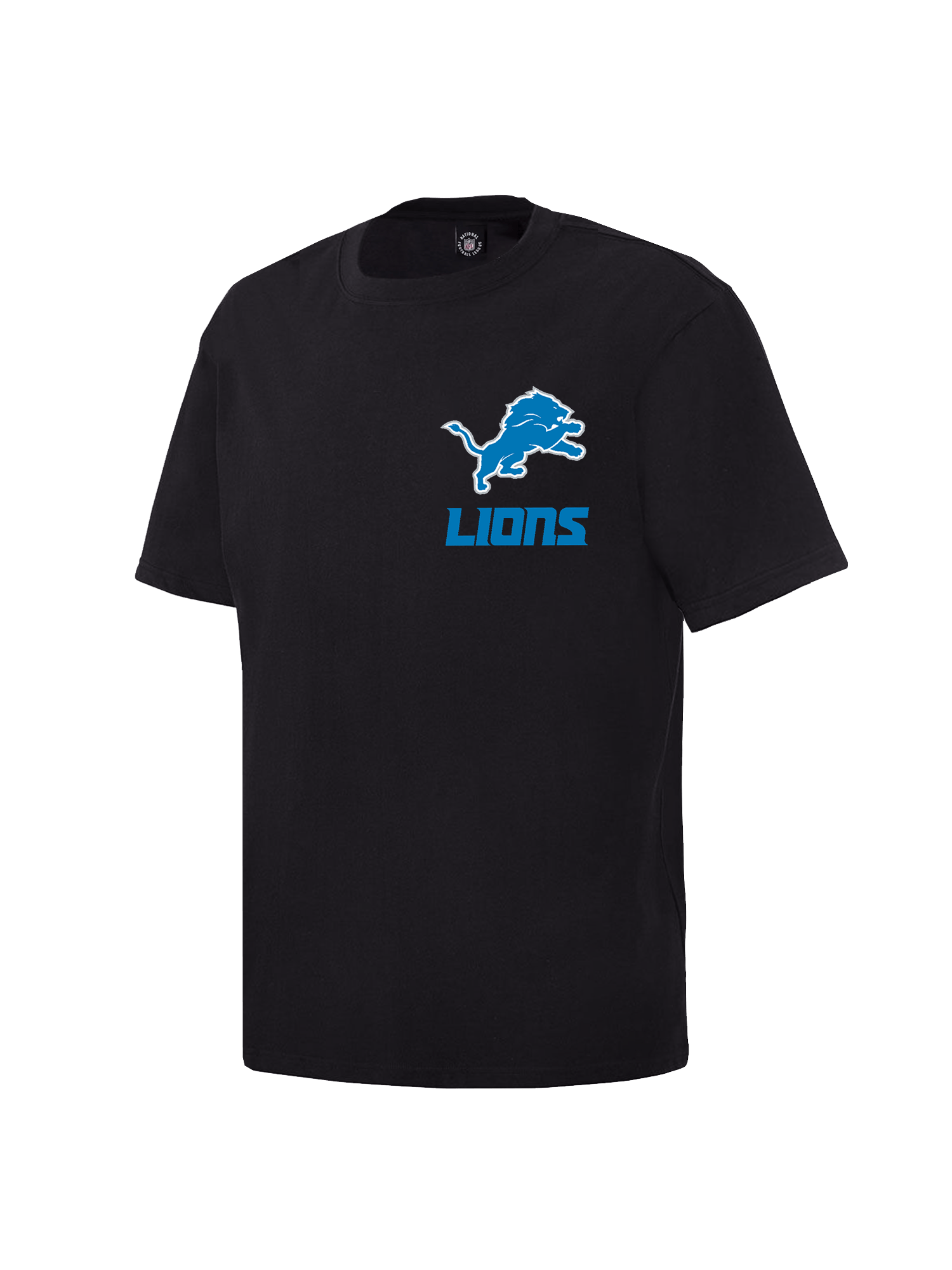 NFL Branded T-Shirts Detroit Lions NFL Steiner Chest Hit T-Shirt - Black