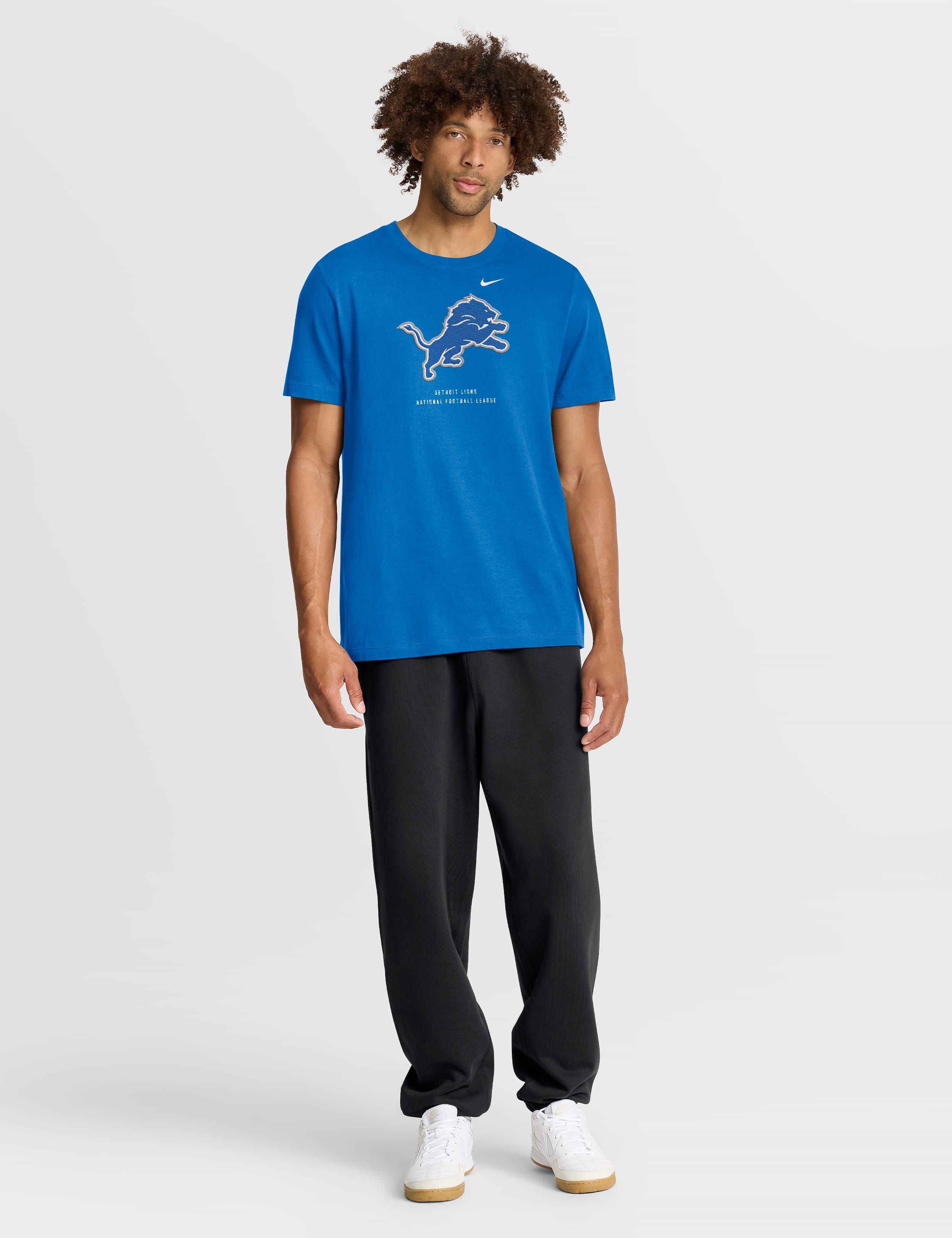 Nike T-Shirts Detroit Lions Nike NFL Property Of Cotton T-Shirt - Blue