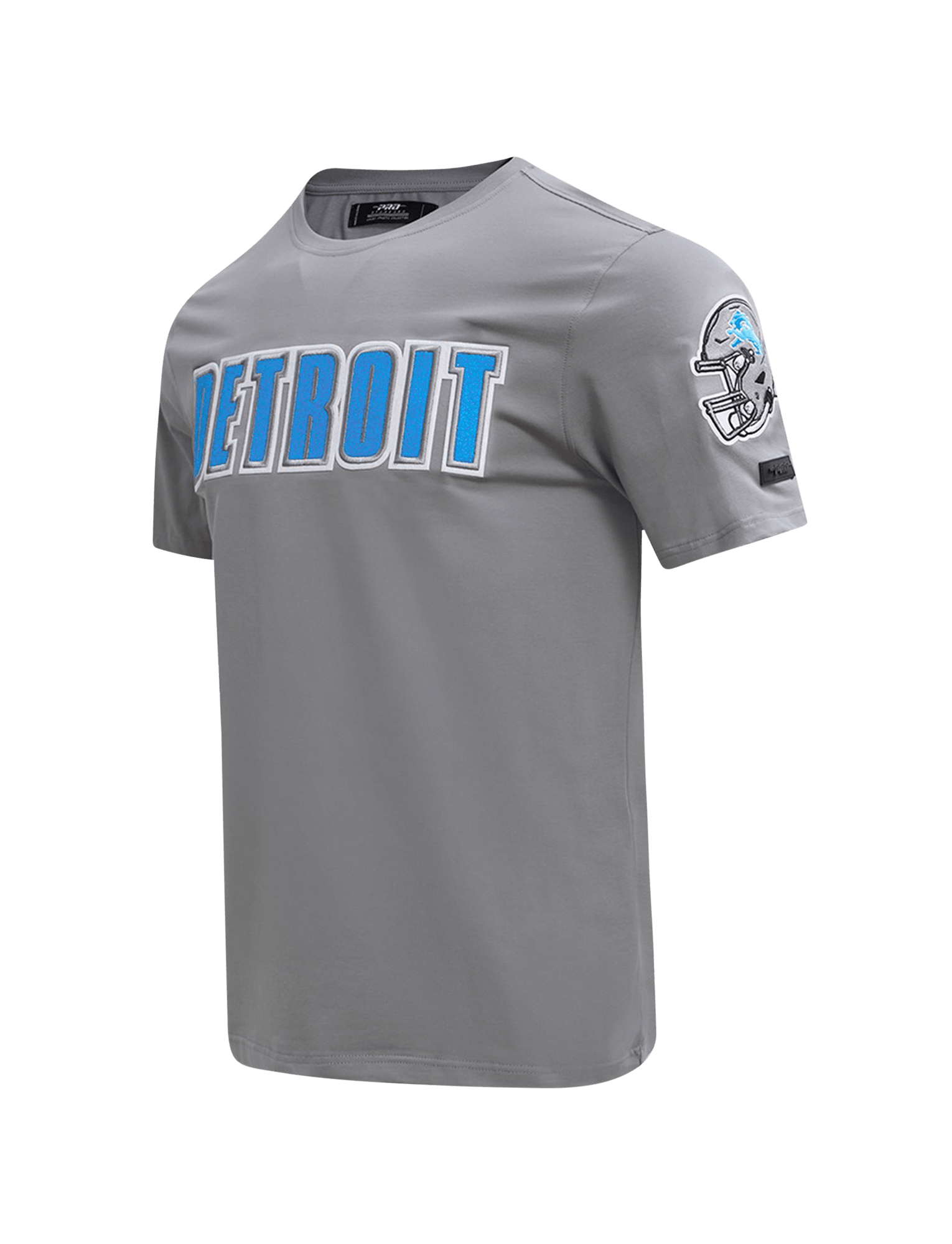 Pro Standard T-Shirts Detroit Lions Pro Standard NFL Classic Chenille Flex T-Shirt - Grey