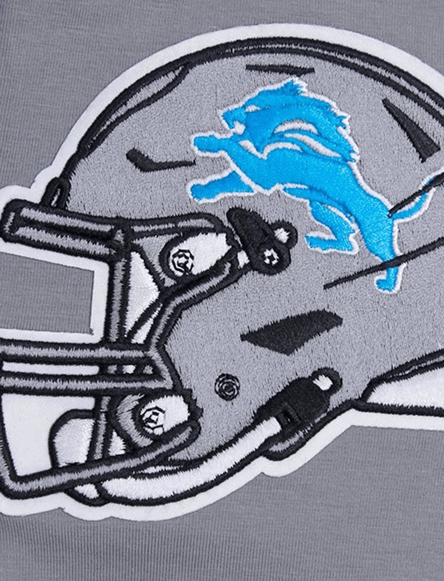 Pro Standard T-Shirts Detroit Lions Pro Standard NFL Classic Chenille Flex T-Shirt - Grey