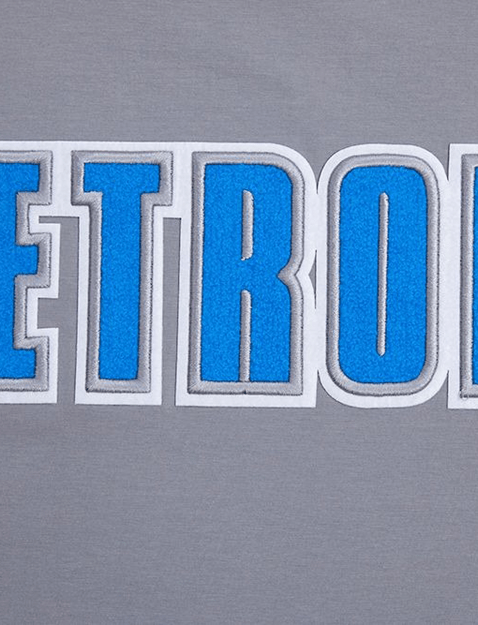 Pro Standard T-Shirts Detroit Lions Pro Standard NFL Classic Chenille Flex T-Shirt - Grey