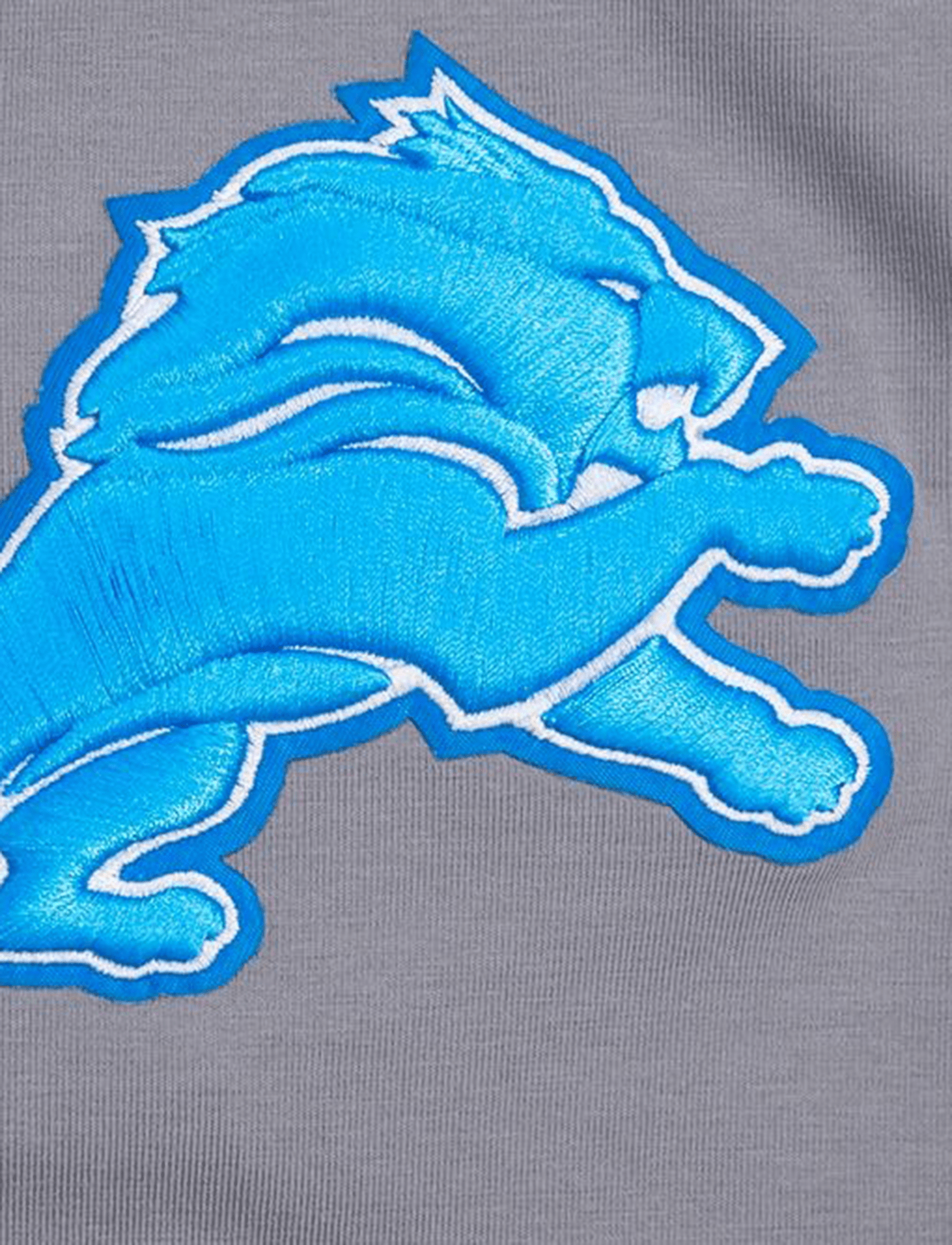 Pro Standard T-Shirts Detroit Lions Pro Standard NFL Classic Chenille Flex T-Shirt - Grey