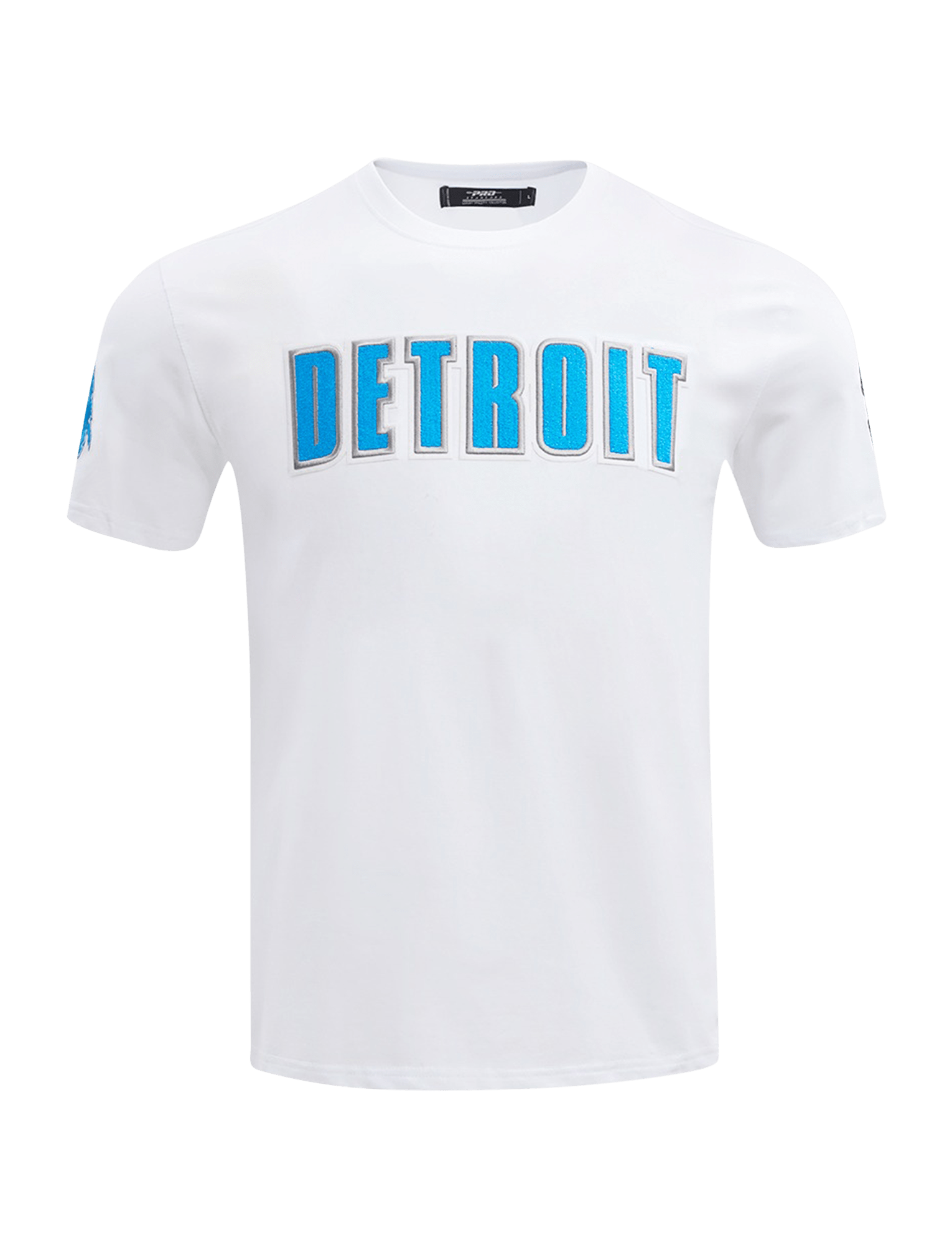 Pro Standard T-Shirts Detroit Lions Pro Standard NFL Classic Chenille Flex T-Shirt - White