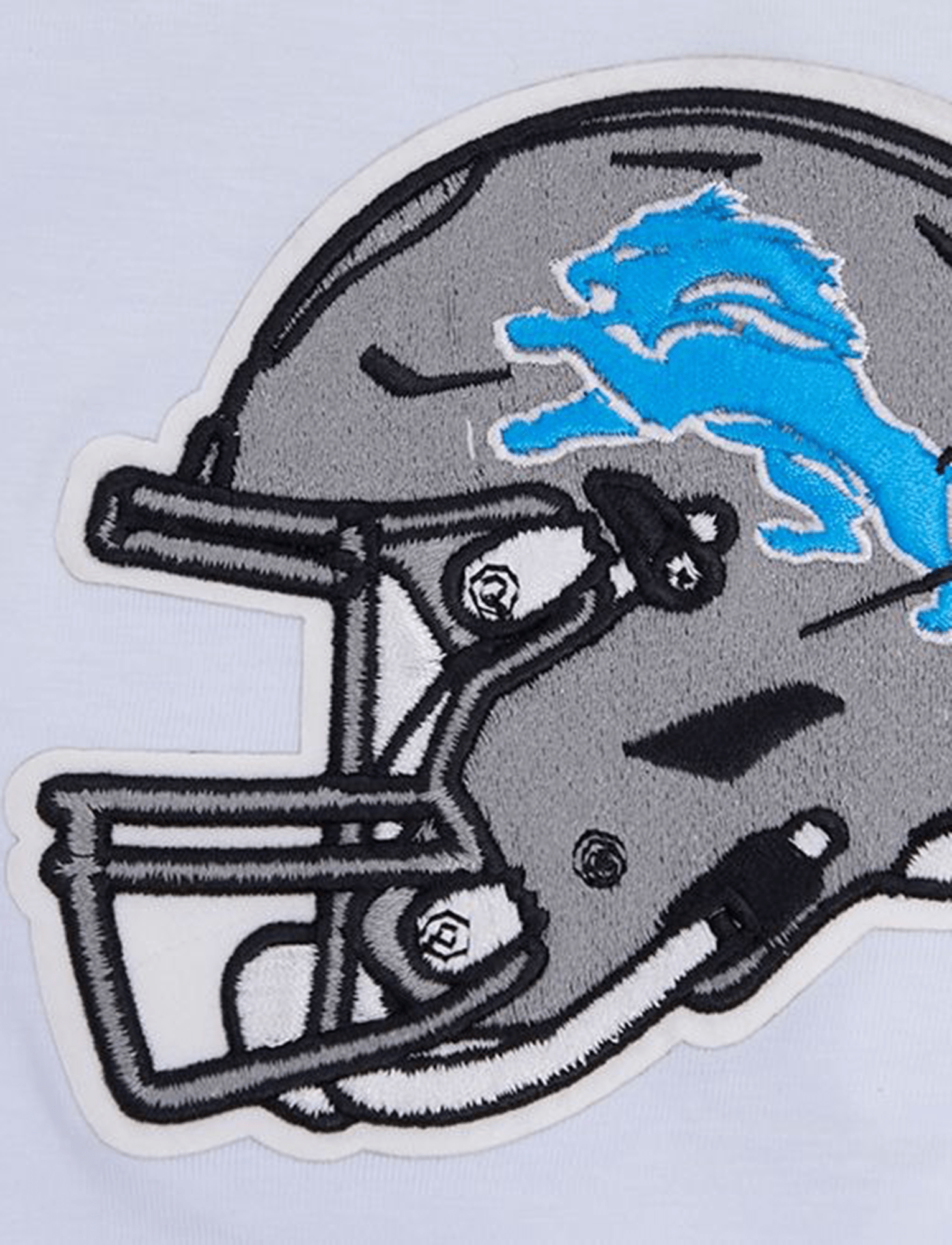 Pro Standard T-Shirts Detroit Lions Pro Standard NFL Classic Chenille Flex T-Shirt - White
