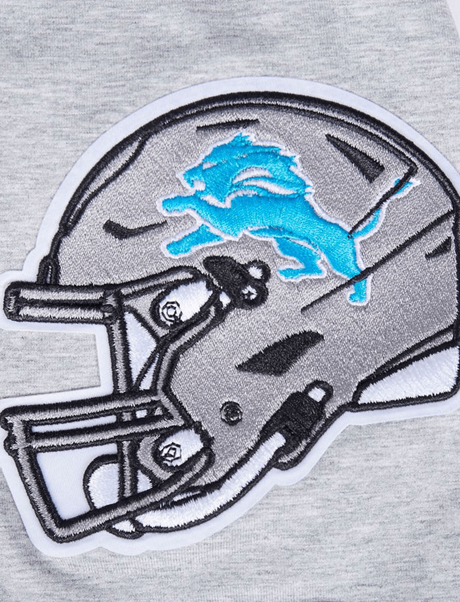 Pro Standard T-Shirts Detroit Lions Pro Standard NFL Script Tail Flex T-Shirt - Grey Marle
