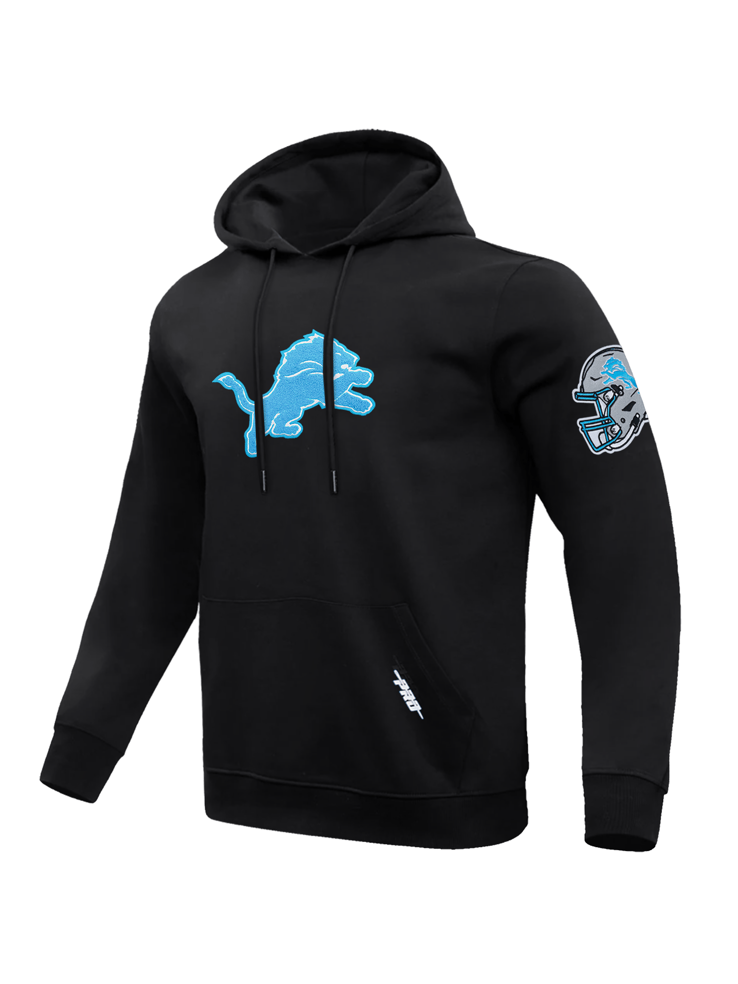 Pro Standard Jumpers Detroit Lions Pro Standard NFL Team Chenille Flex Hoodie Jumper - Black