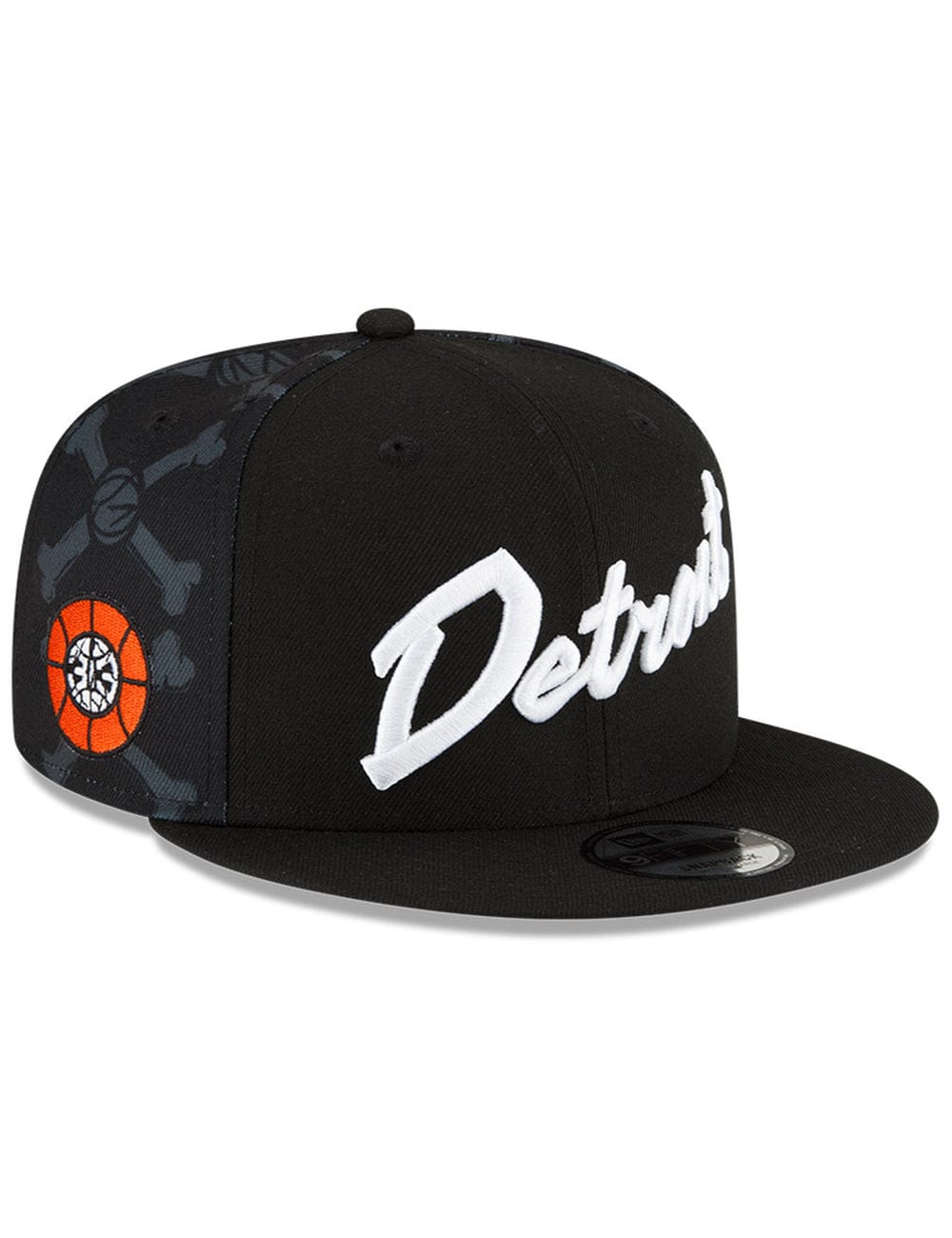 New Era Caps Detroit Pistons New Era NBA 24 City Edition 9FIFTY Snapback Hat