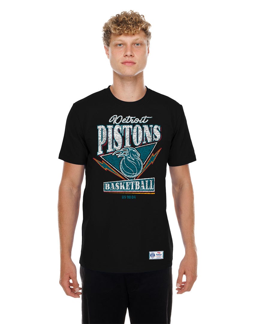 New Era T-Shirts Detroit Pistons New Era NBA 25-26 City Edition Distressed T-Shirt
