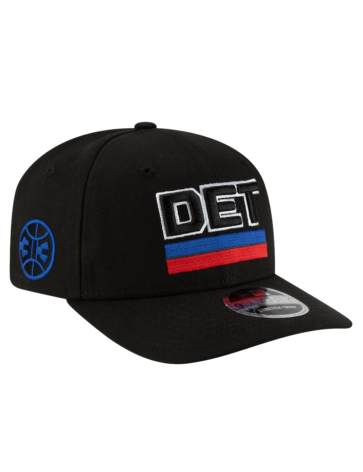 New Era Caps Detroit Pistons New Era NBA Statement 9SEVENTY Stretch-Snapback Hat
