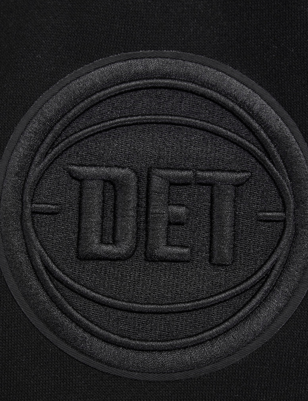 Pro Standard Jumpers Detroit Pistons Pro Standard NBA Black On Black Drop Shoulder Hoodie Jumper