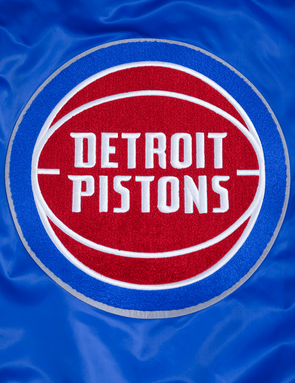 Pro Standard Jackets Detroit Pistons Pro Standard NBA Retro Classic Lightweight Satin Jacket - Blue