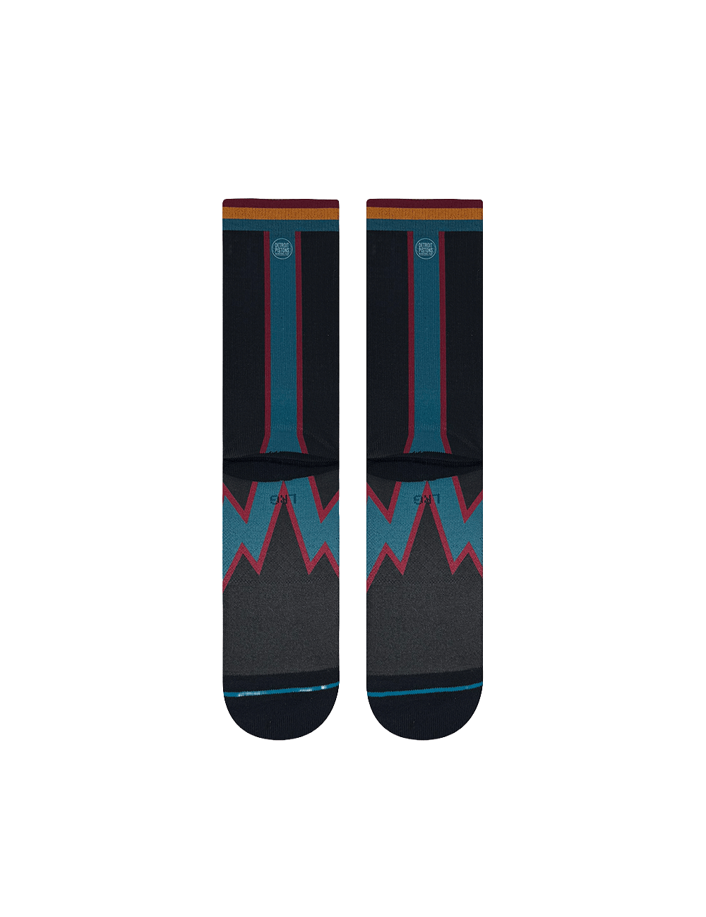 Stance Socks Large (9-12 US) Detroit Pistons Stance NBA 25-26 City Edition Crew Socks