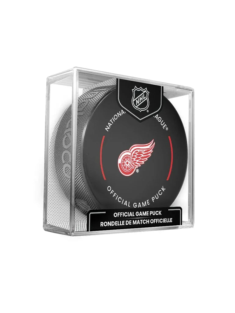 Inglasco Pucks Detroit Red Wings Inglasco NHL 24-25 Official Game Puck In Cube