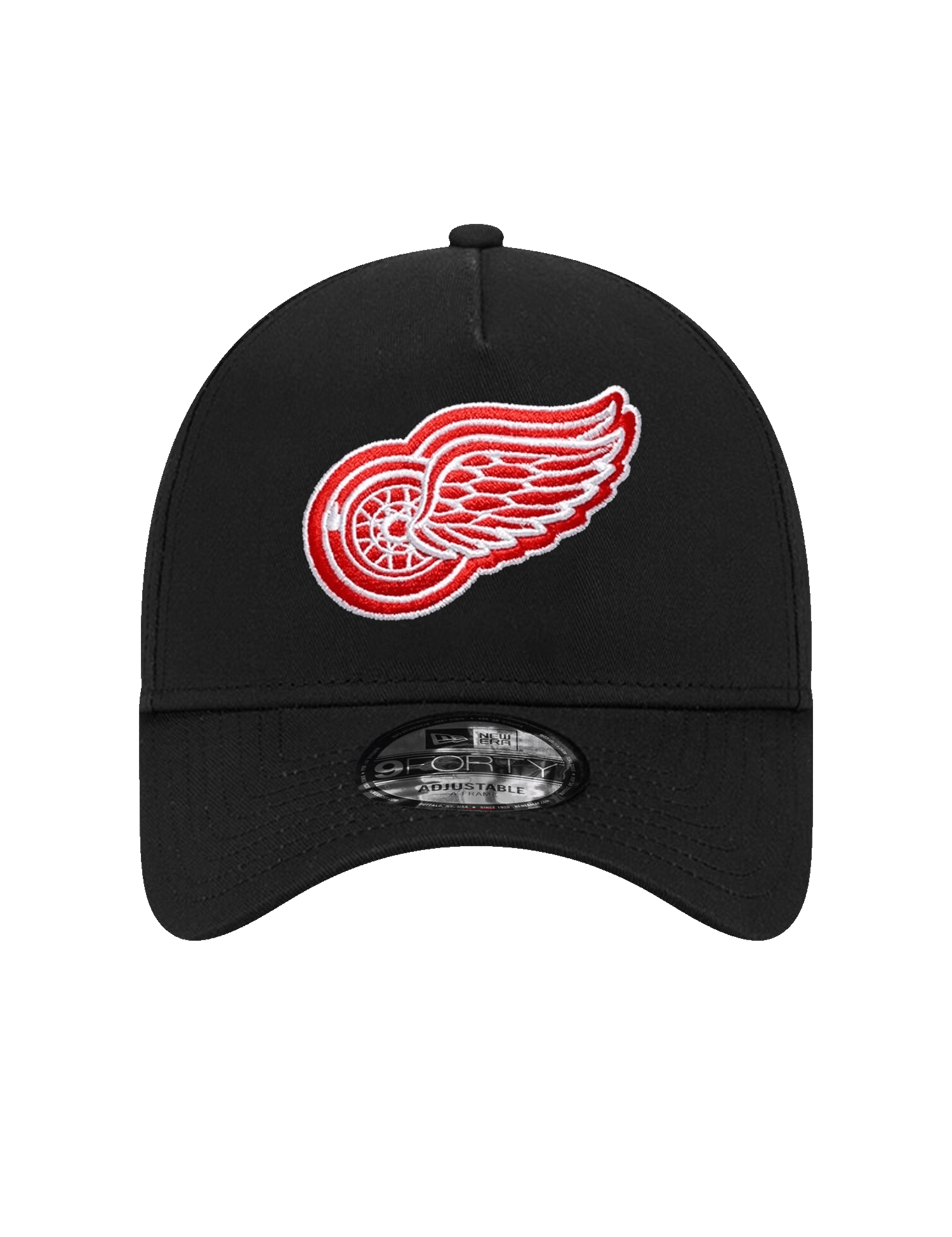 New Era Caps Detroit Red Wings New Era NHL Team 9FORTY A-Frame Snapback Hat - Black