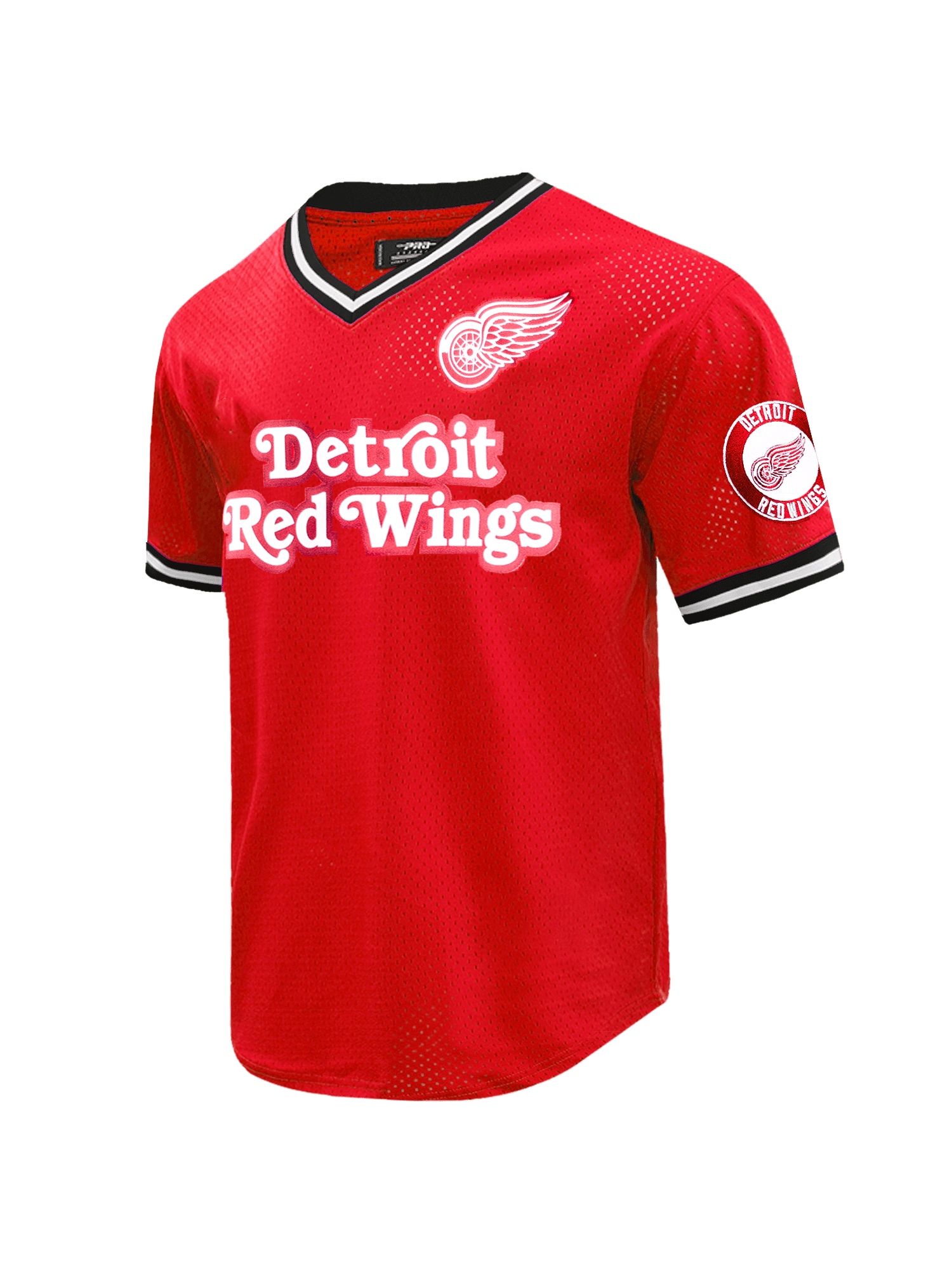Pro Standard T-Shirts Detroit Red Wings Pro Standard NHL Team Mesh Short Sleeve - Red