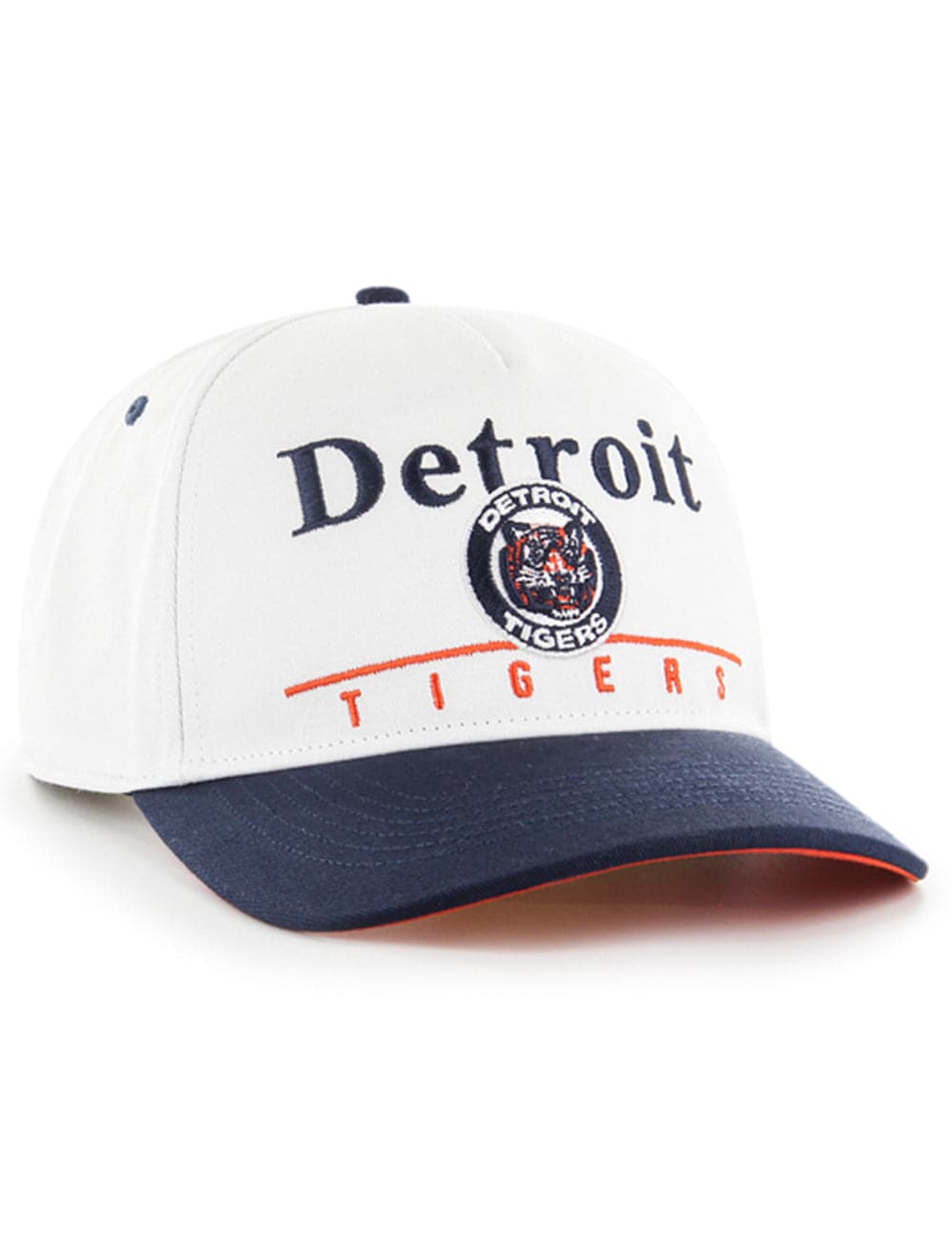 47 Brand Caps Detroit Tigers '47 MLB Cooperstown Hitch Pre-Curved Snapback Hat - White