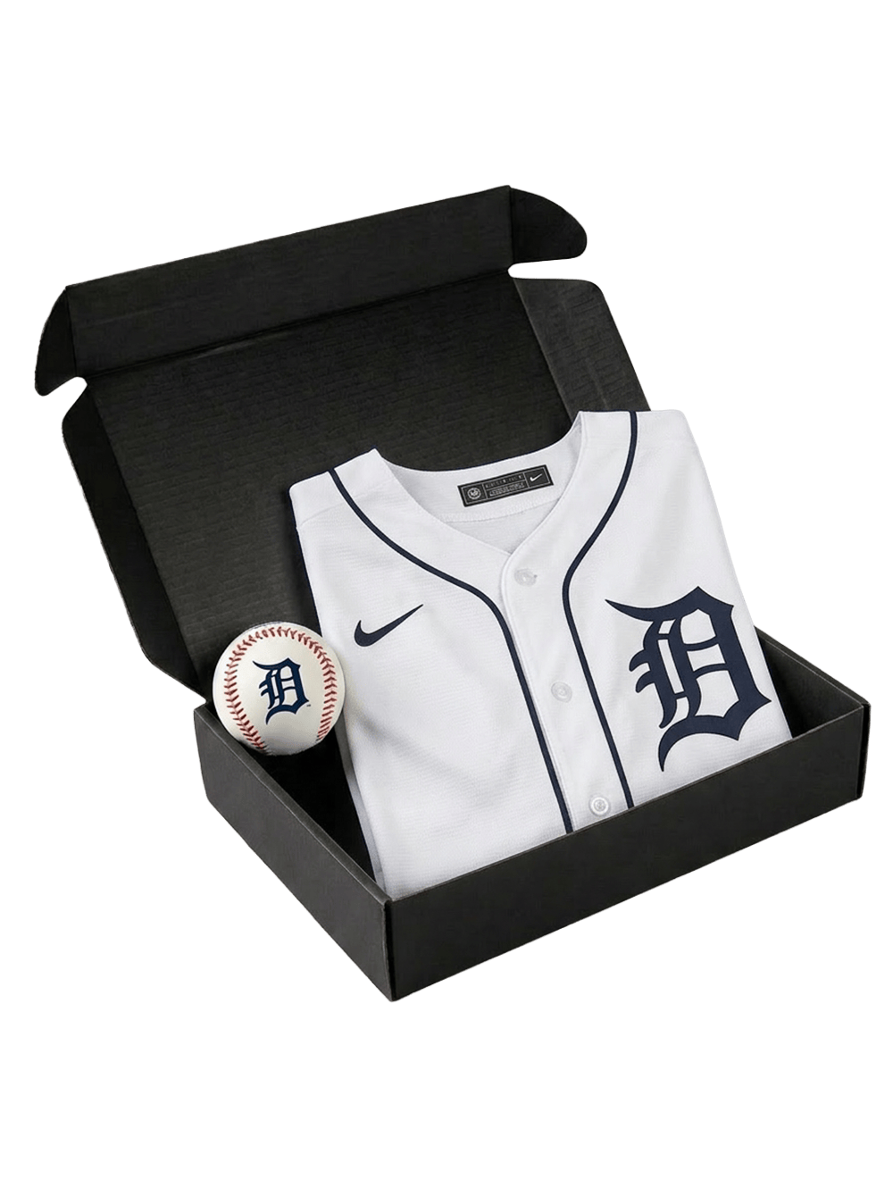 US Sports HQ Gift Boxes Detroit Tigers MLB Jersey & Ball Gift Box
