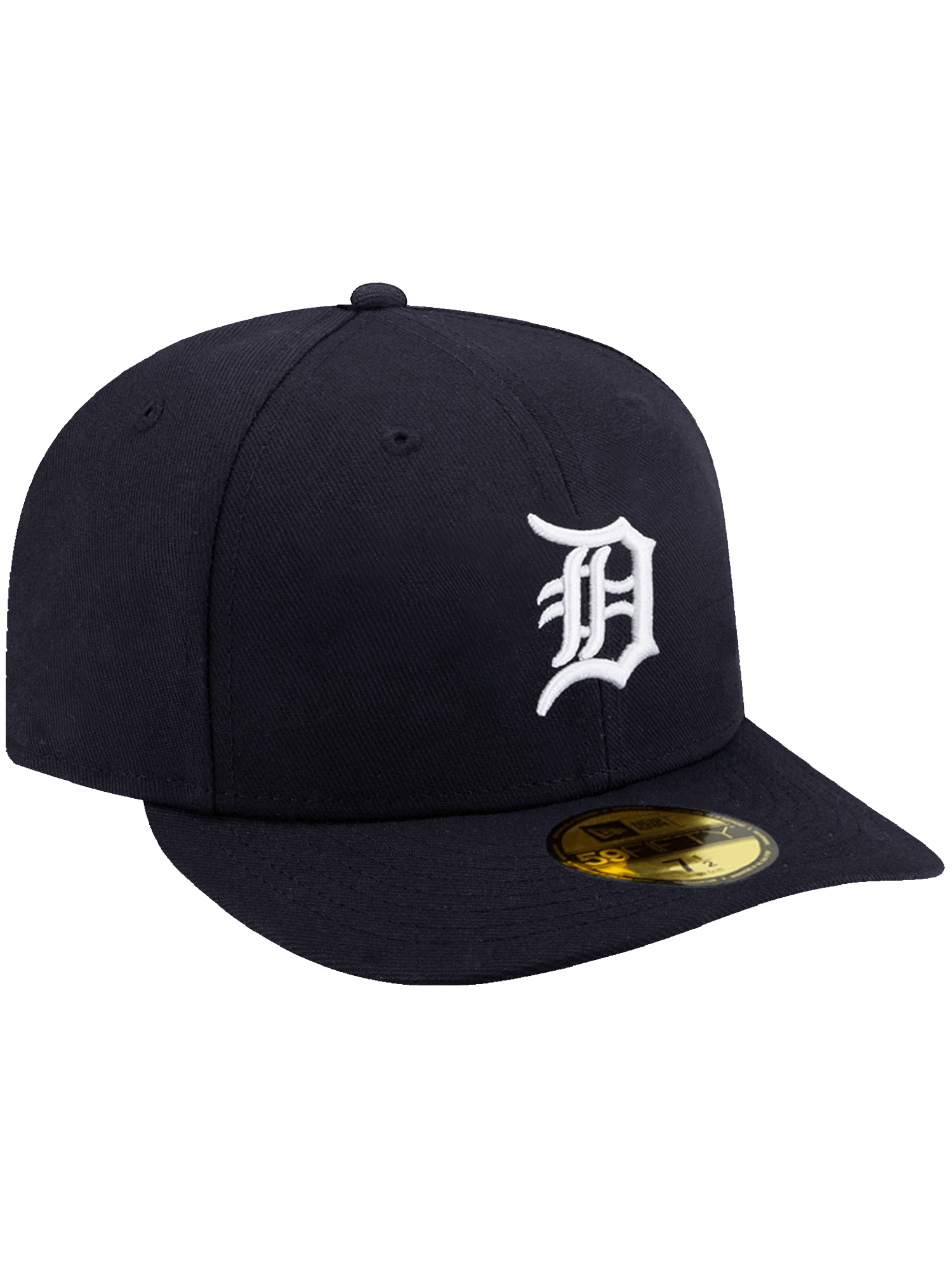 New Era Caps Detroit Tigers New Era Home On-Field AC Pre-Curved 59FIFTY Fitted Hat - Navy
