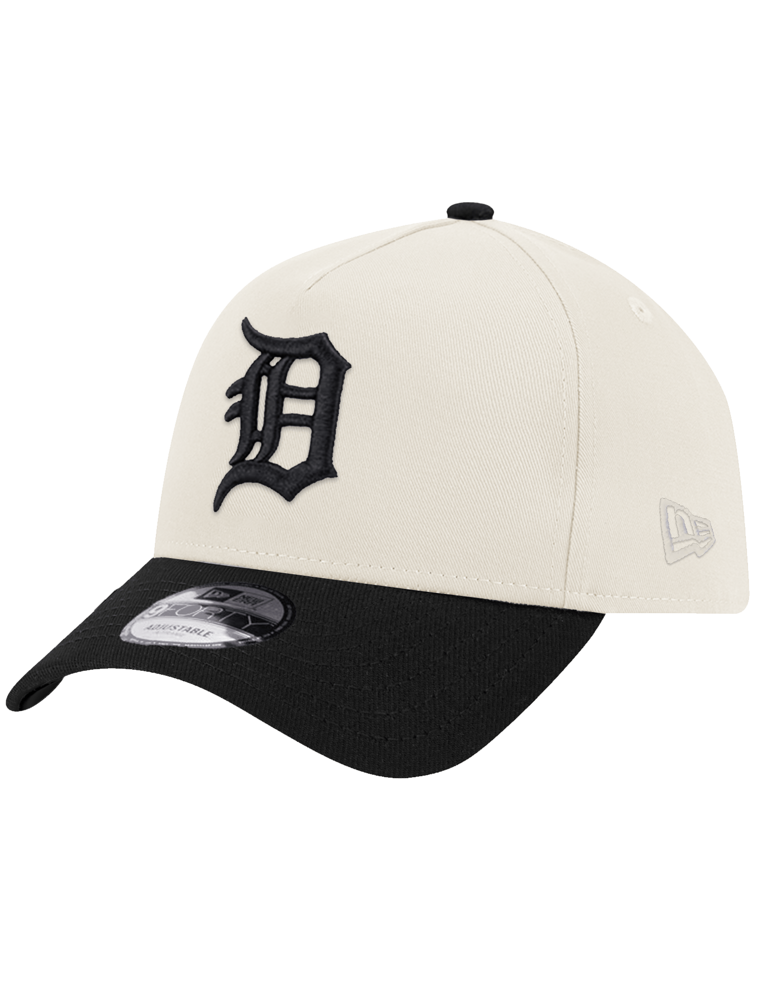New Era Caps Detroit Tigers New Era MLB 00 Side Patch 9FORTY A-Frame Snapback Hat - Chrome