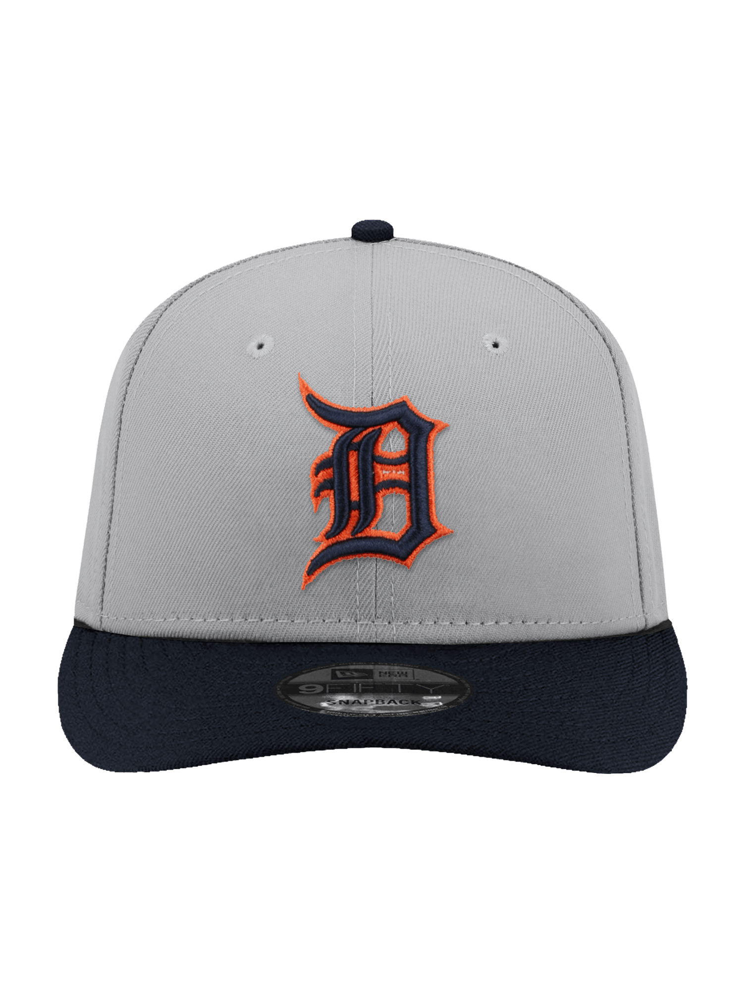 New Era Caps OSFA Detroit Tigers New Era MLB Alt 2 Tone 9FIFTY Pre-Curved Snapback Hat - Grey