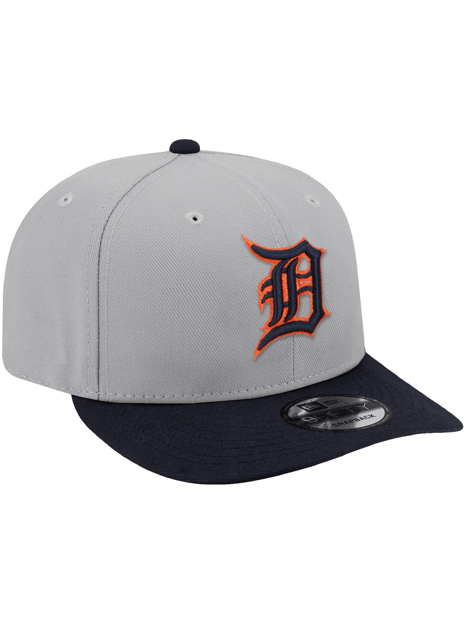 New Era Caps OSFA Detroit Tigers New Era MLB Alt 2 Tone 9FIFTY Pre-Curved Snapback Hat - Grey