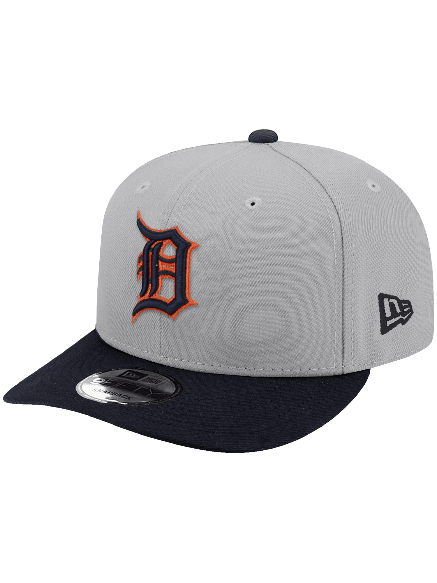New Era Caps OSFA Detroit Tigers New Era MLB Alt 2 Tone 9FIFTY Pre-Curved Snapback Hat - Grey