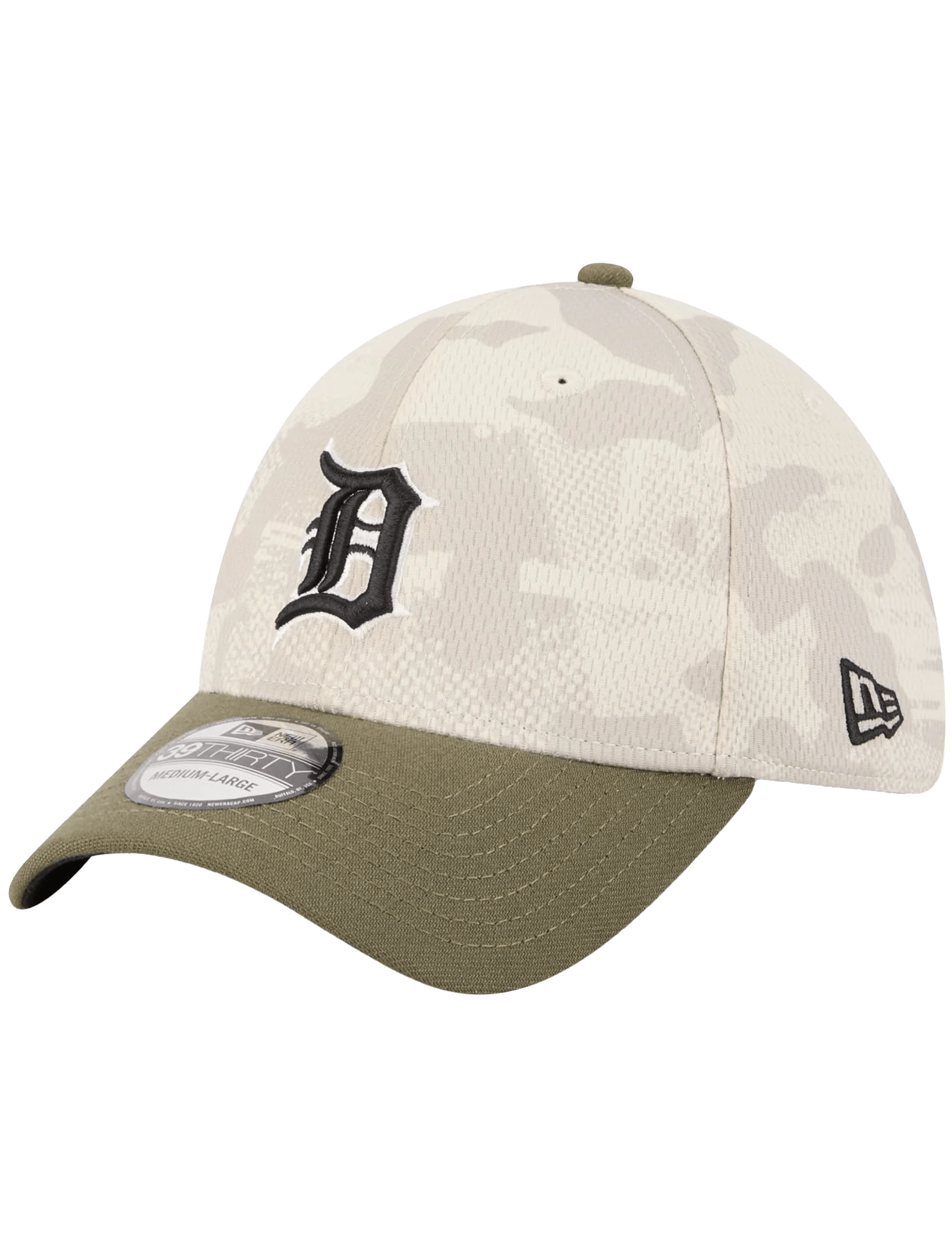 New Era Caps Detroit Tigers New Era MLB Armed Forces 2025 39THIRTY Stretch-Fit Hat