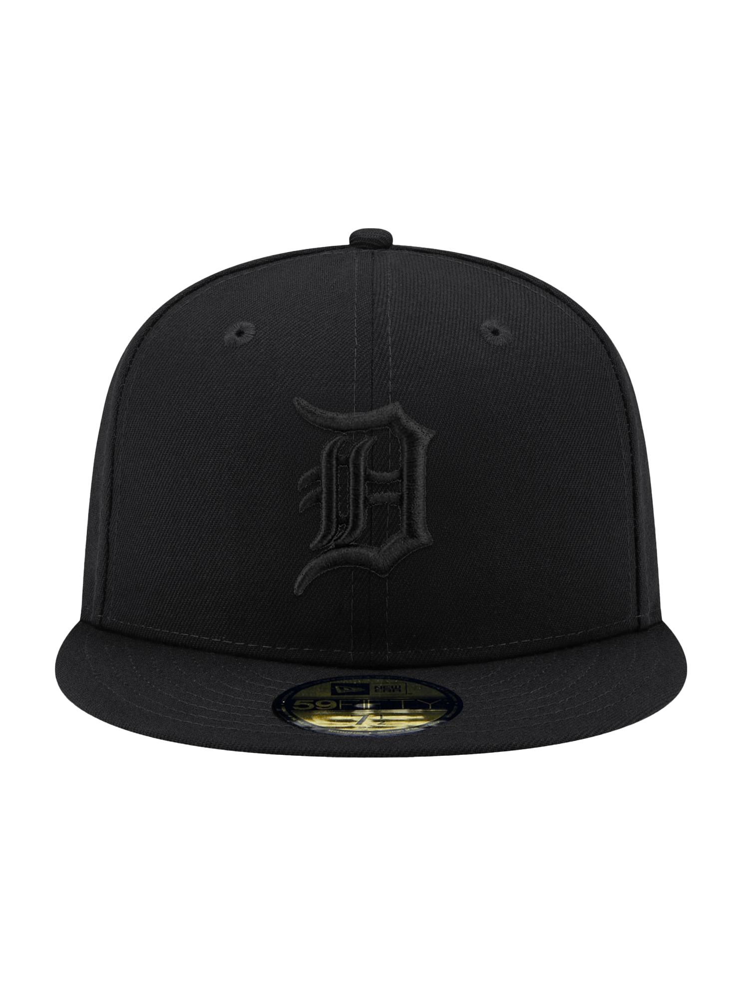 New Era Caps Detroit Tigers New Era MLB Black On Black 59FIFTY Fitted Hat