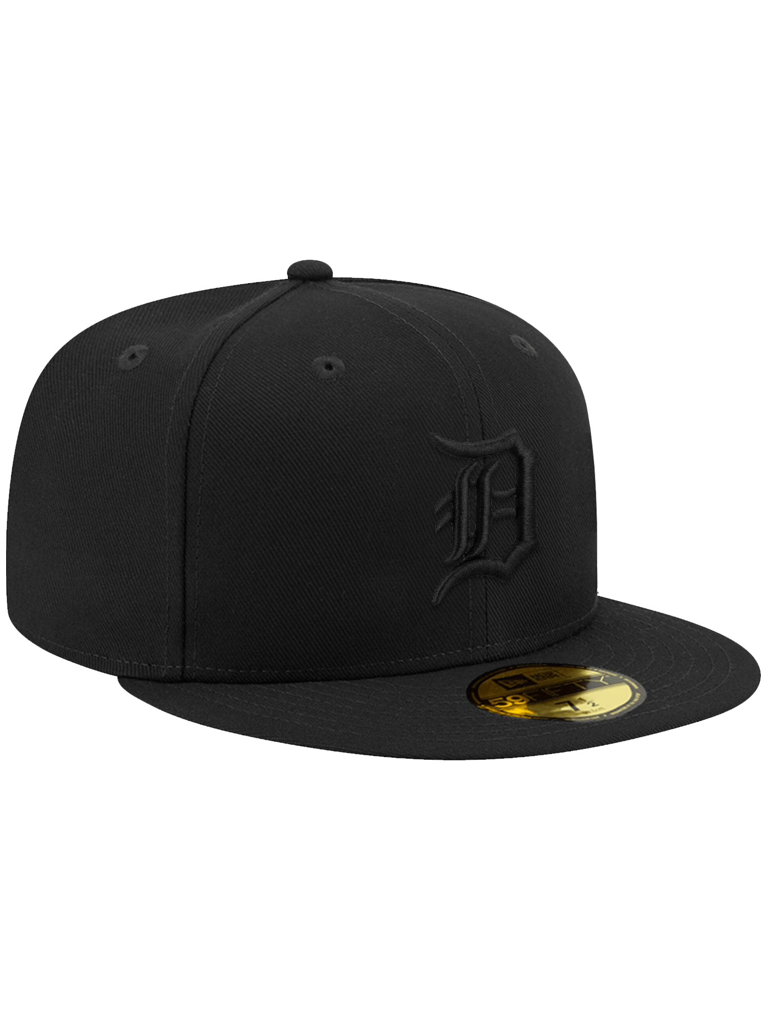 New Era Caps Detroit Tigers New Era MLB Black On Black 59FIFTY Fitted Hat