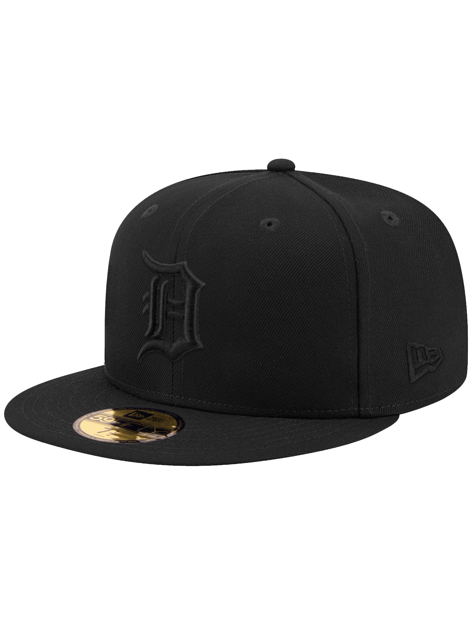 New Era Caps Detroit Tigers New Era MLB Black On Black 59FIFTY Fitted Hat