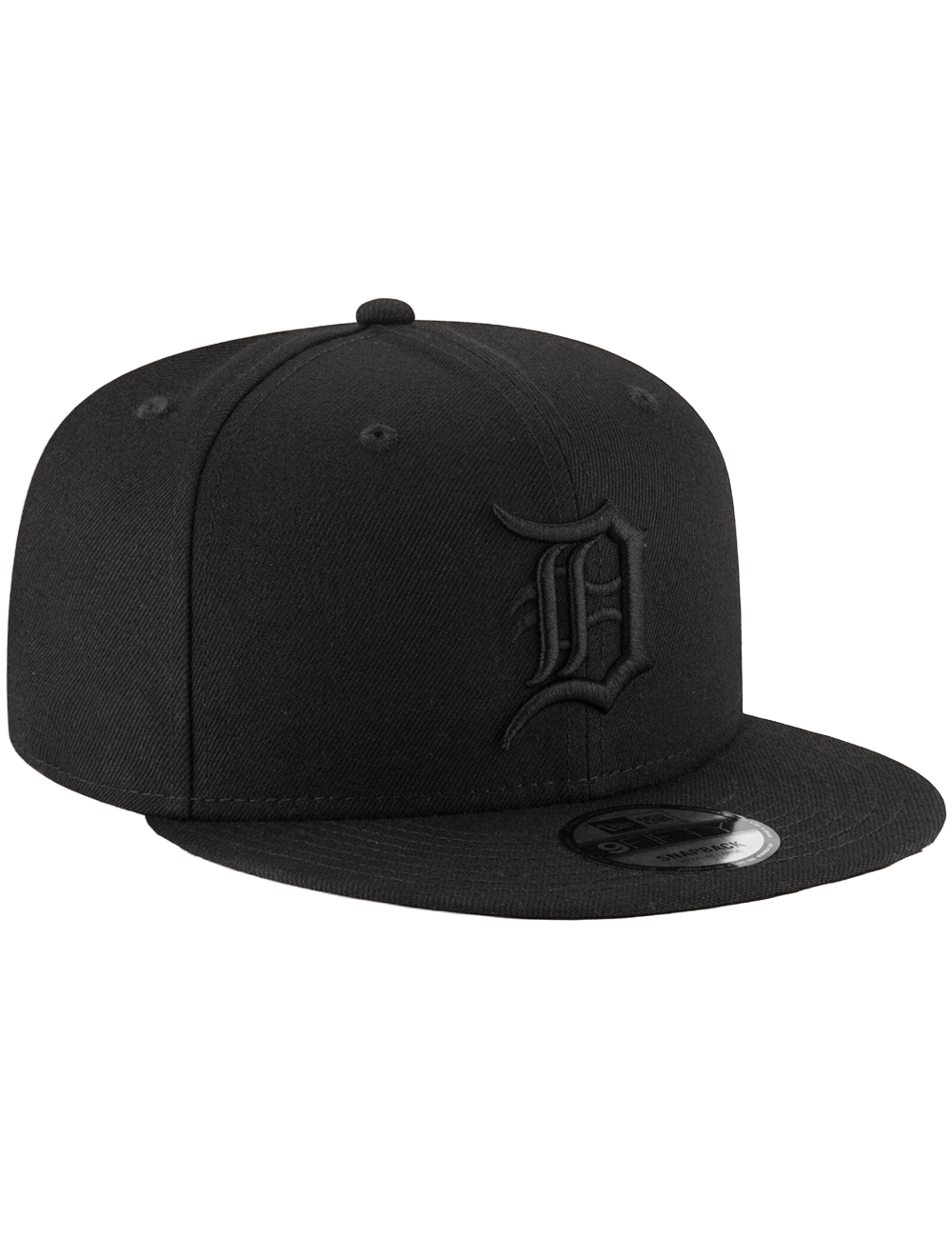 New Era Caps OSFA Detroit Tigers New Era MLB Black On Black 9FIFTY Snapback Hat