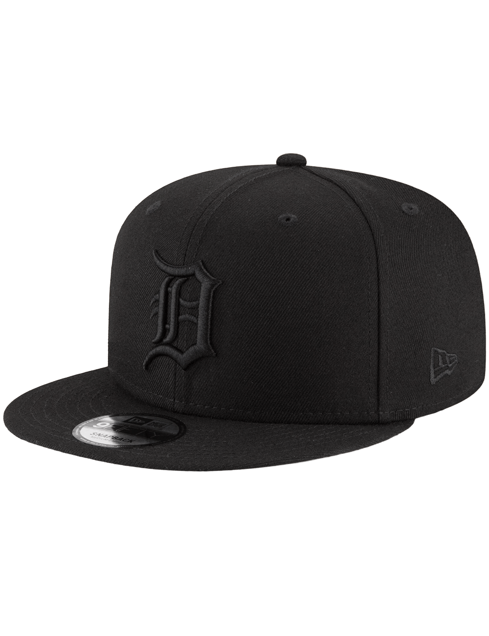 New Era Caps OSFA Detroit Tigers New Era MLB Black On Black 9FIFTY Snapback Hat