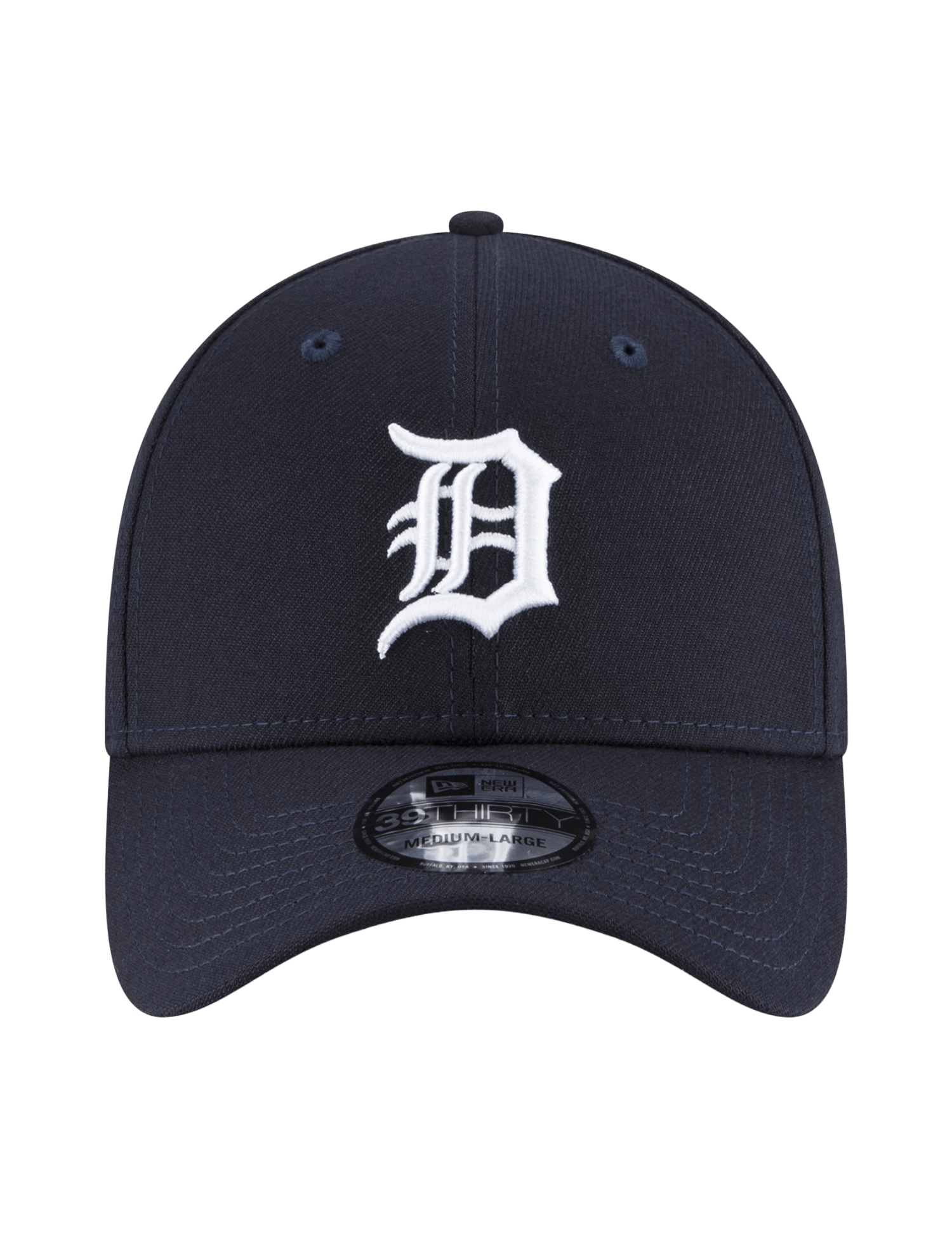 New Era Caps Detroit Tigers New Era MLB Team 39THIRTY Stretch-Fit Hat - Navy