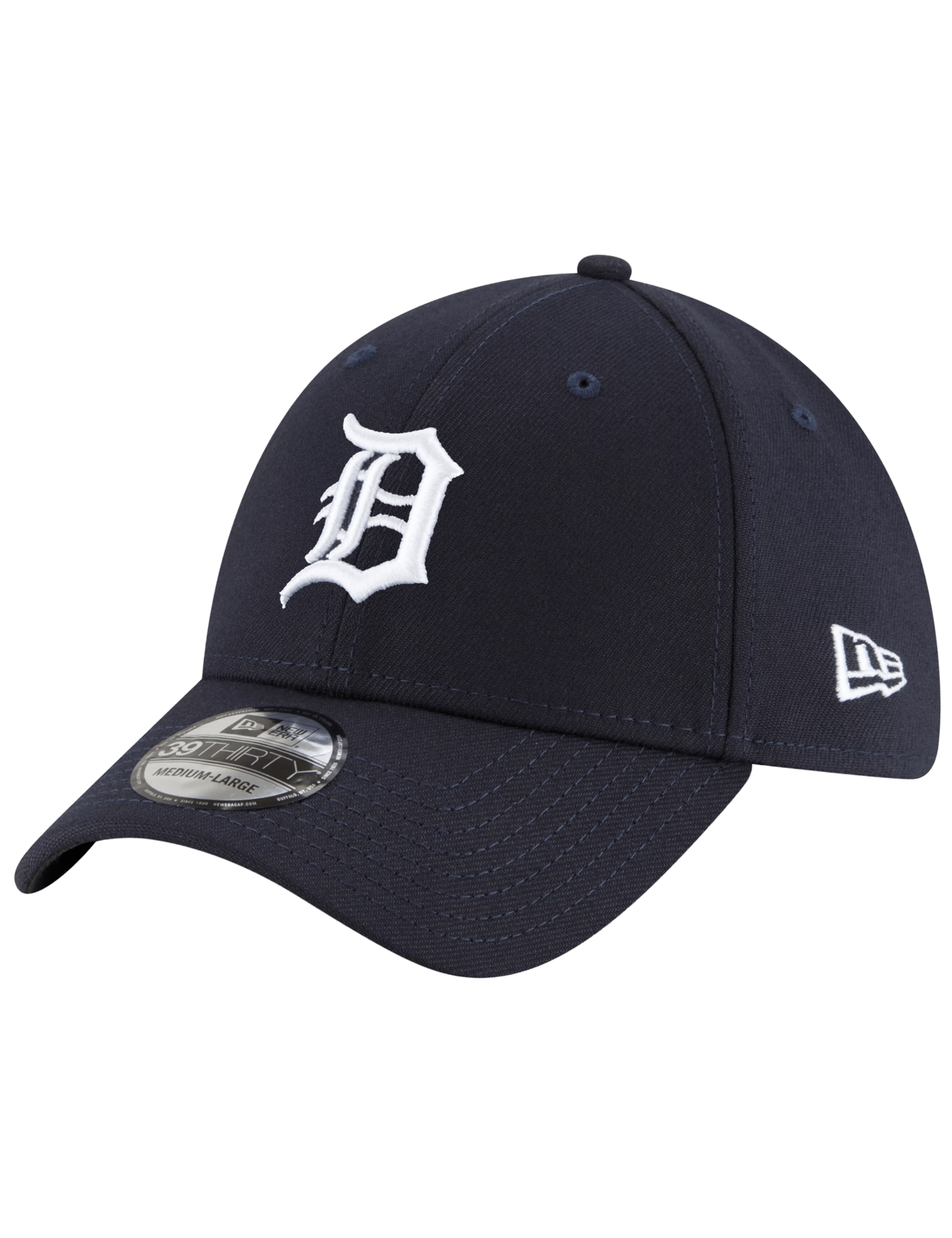 New Era Caps Detroit Tigers New Era MLB Team 39THIRTY Stretch-Fit Hat - Navy
