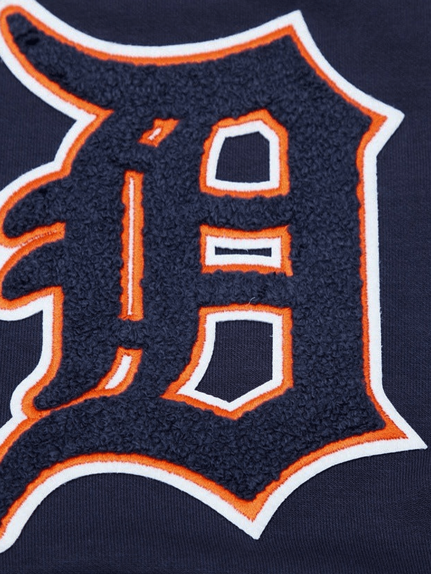 Pro Standard Jumpers Detroit Tigers Pro Standard MLB Team Chenille Hoodie Jumper  - Navy