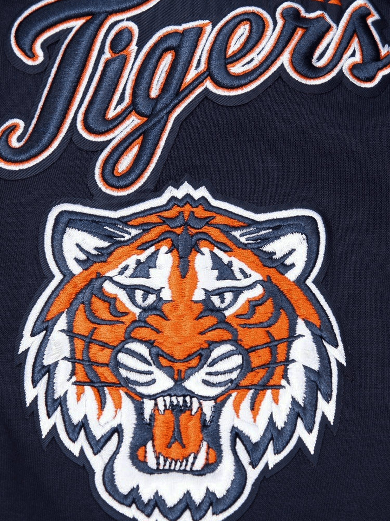 Pro Standard Jumpers Detroit Tigers Pro Standard MLB Team Chenille Hoodie Jumper  - Navy