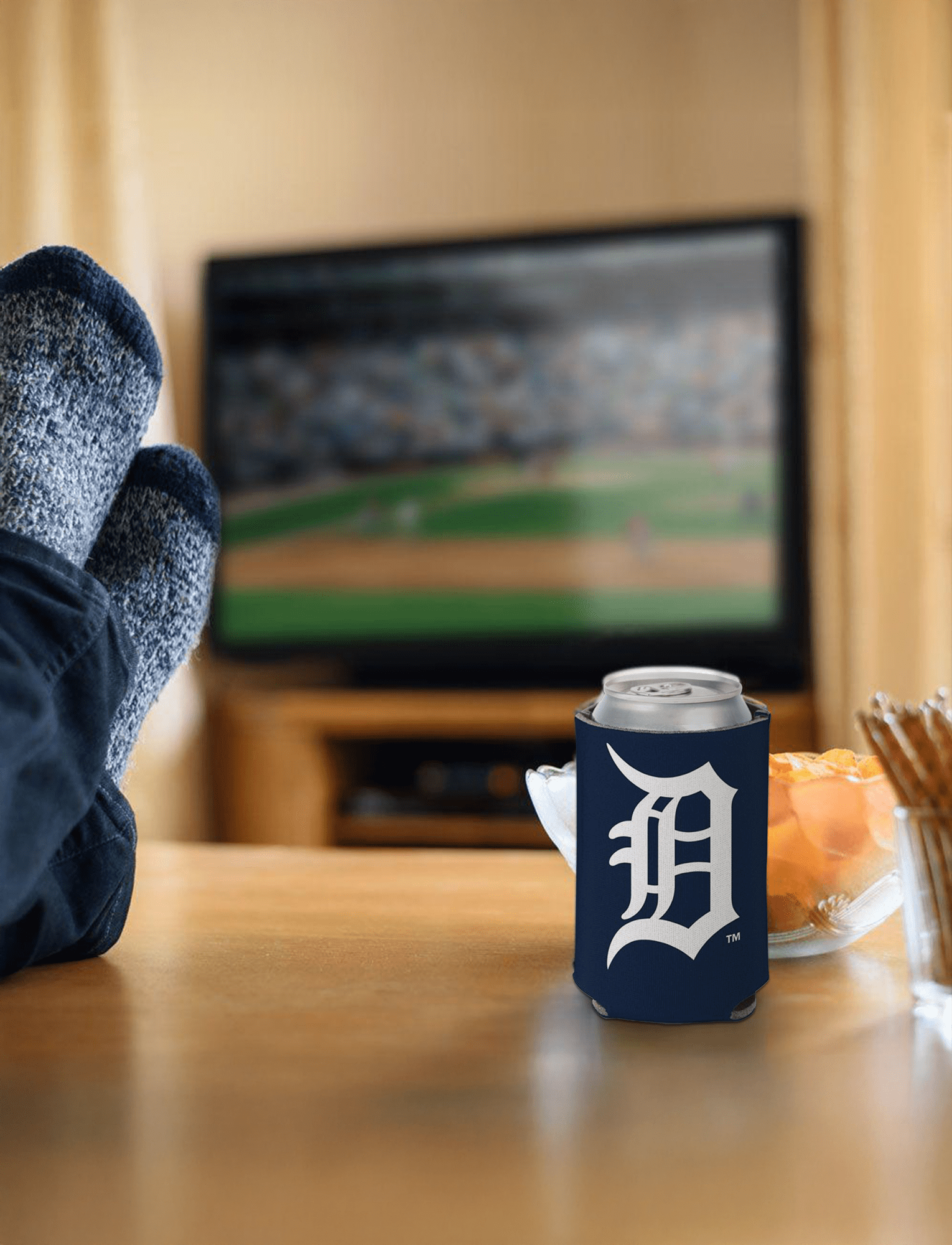 Wincraft Accessories Detroit Tigers Wincraft MLB Double Sided Can Cooler/Stubby Holder