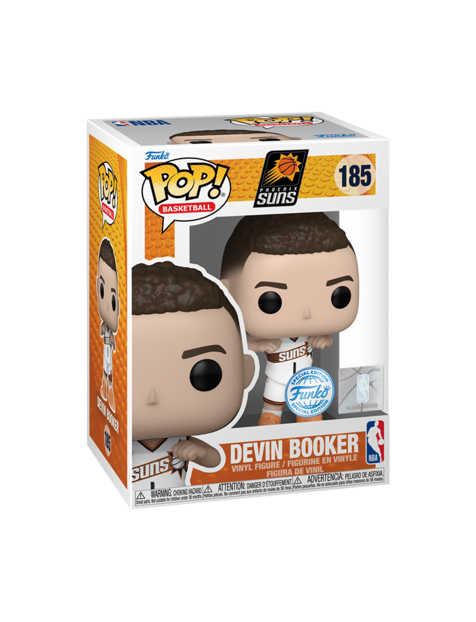 Funko Figures Devin Booker Phoenix Suns Funko NBA 185 Pop Vinyl Figure
