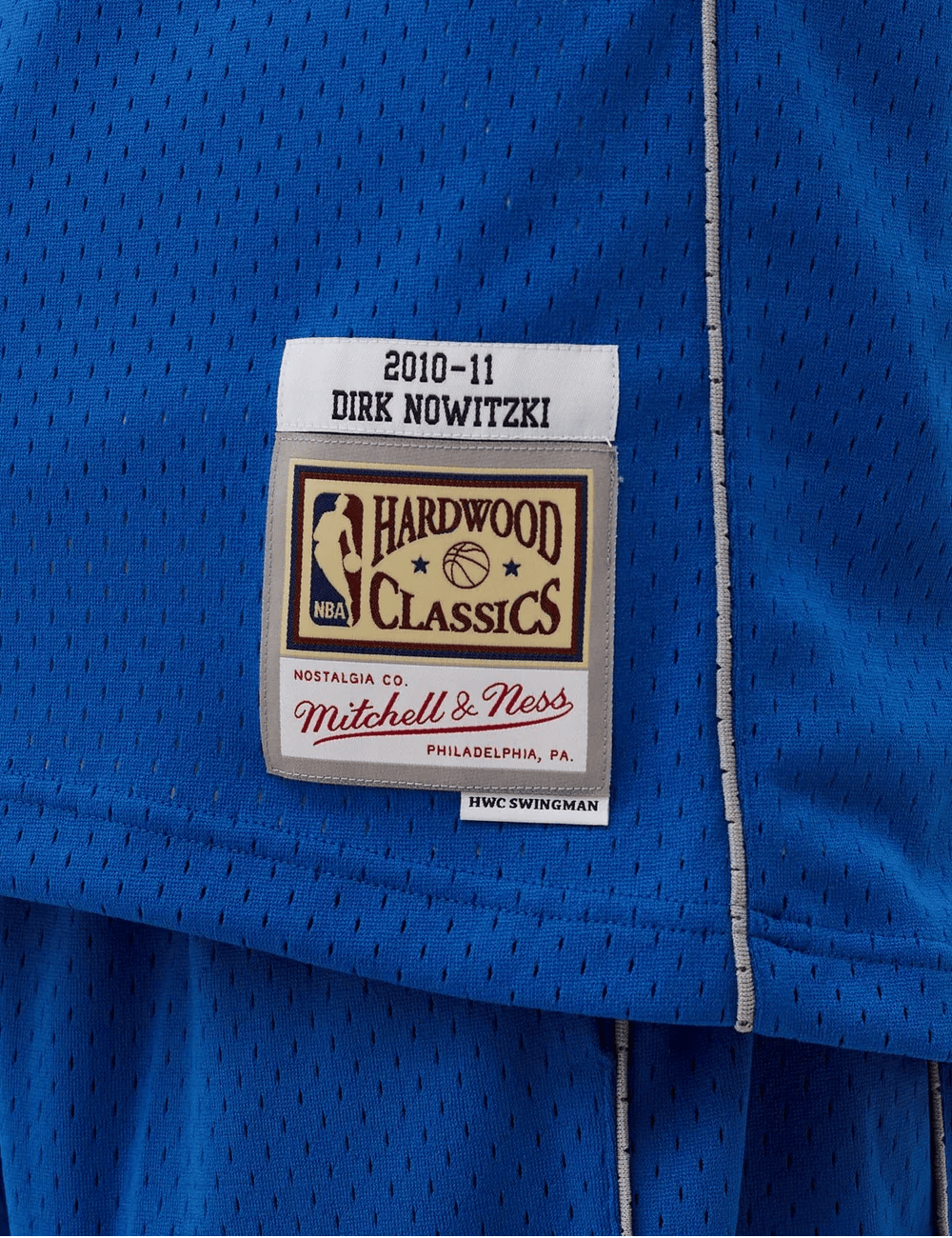 Mitchell And Ness Jerseys Dirk Nowitzki Dallas Mavericks Mitchell & Ness NBA 10-11 Road HWC Swingman Jersey - Blue