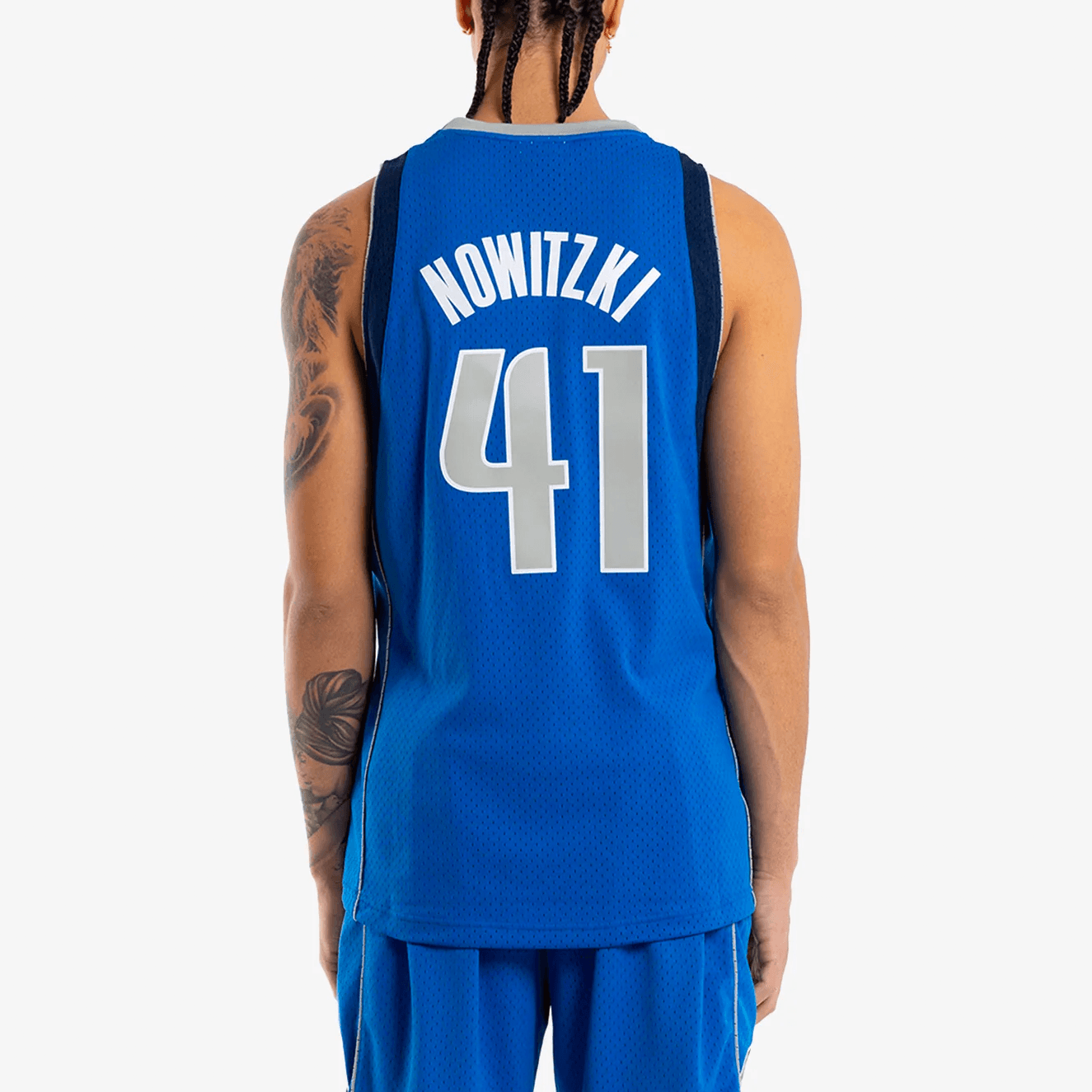 Mitchell And Ness Jerseys Dirk Nowitzki Dallas Mavericks Mitchell & Ness NBA 10-11 Swingman Jersey - Blue