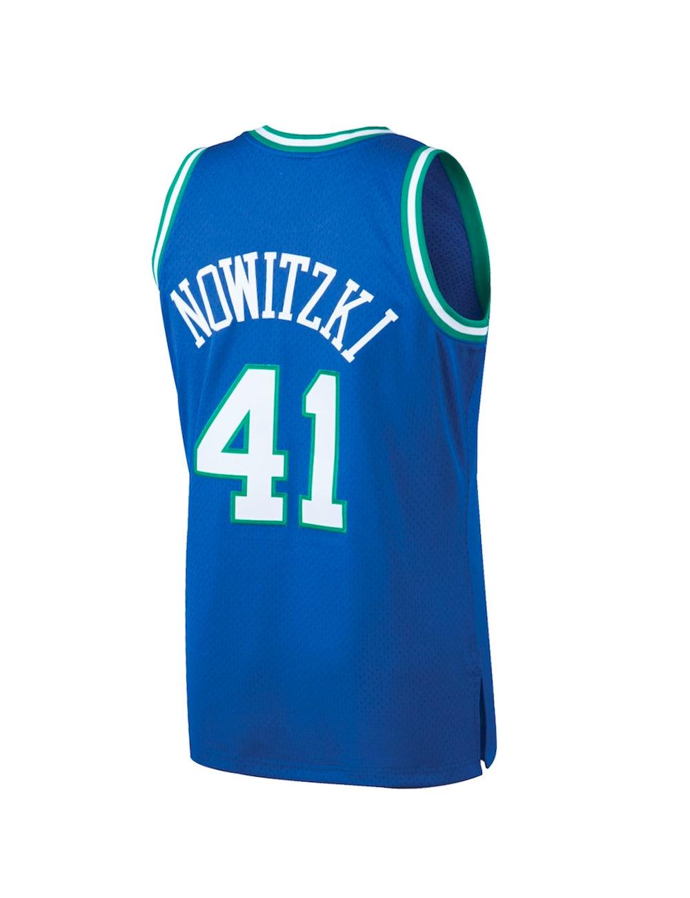 Mitchell And Ness Jerseys Dirk Nowitzki Dallas Mavericks Mitchell & Ness NBA 98-99 Swingman Jersey - Blue