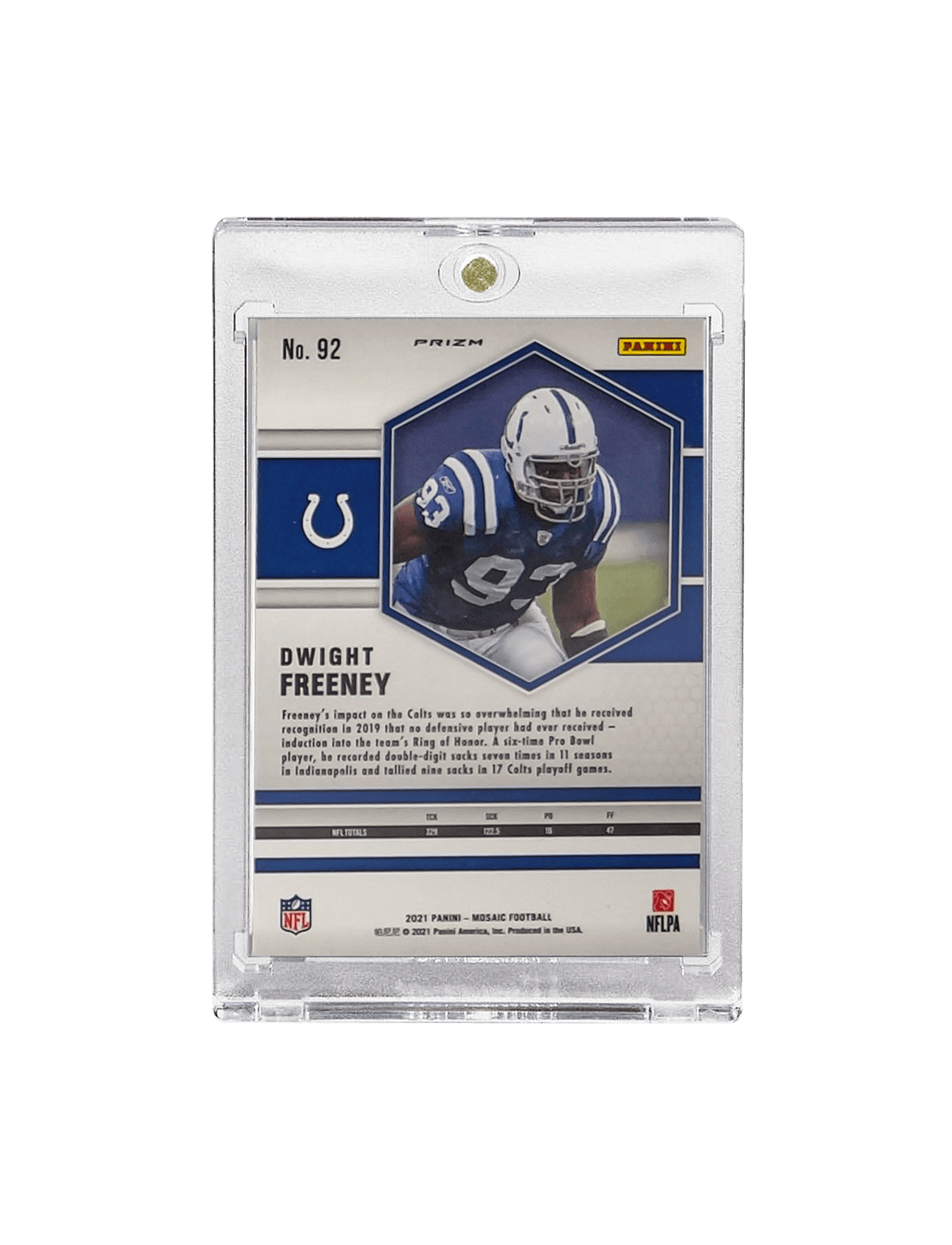 Panini Cards Dwight Freeney Indianapolis Colts Panini NFL Mosaic Genesis 92 Card